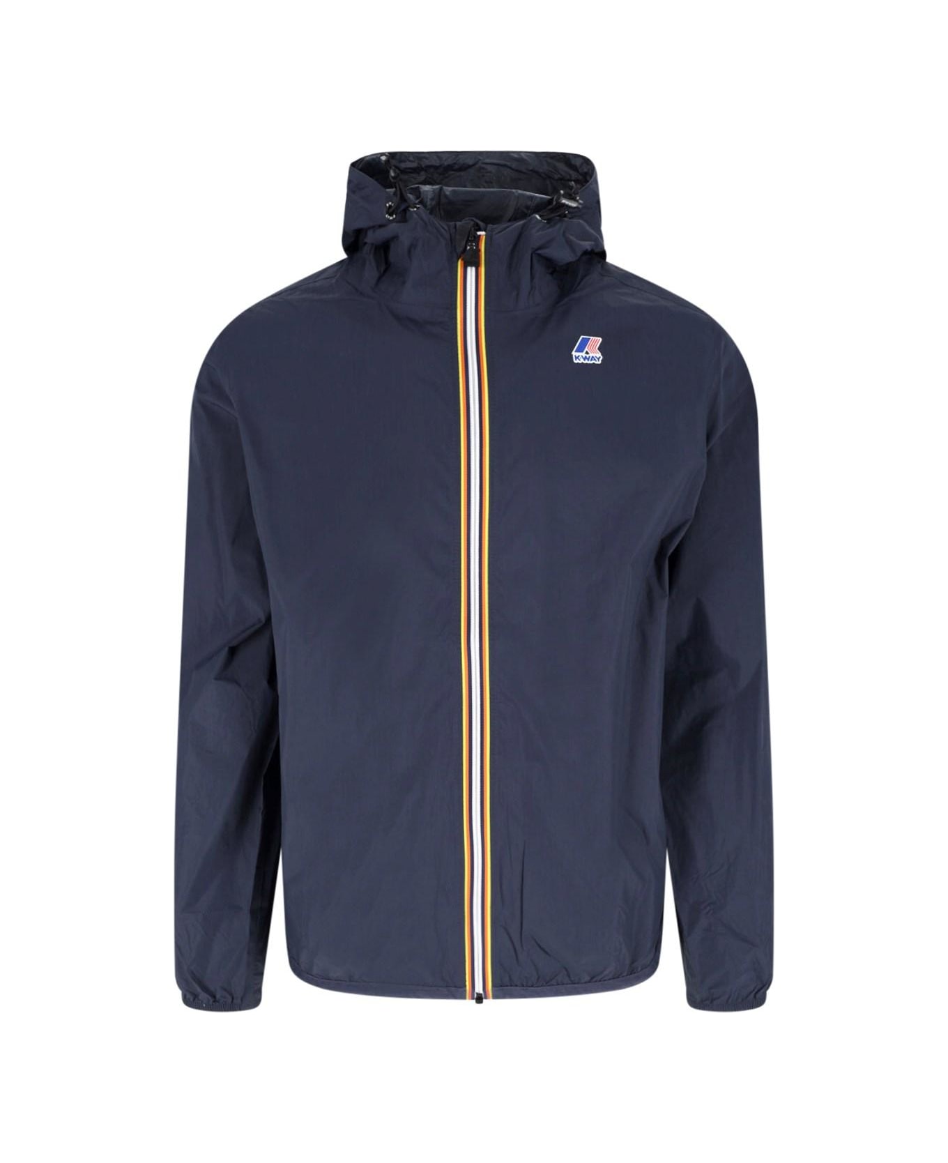 K-Way 
le Vrai
 Waterproof Zip Jacket - Blue Depth