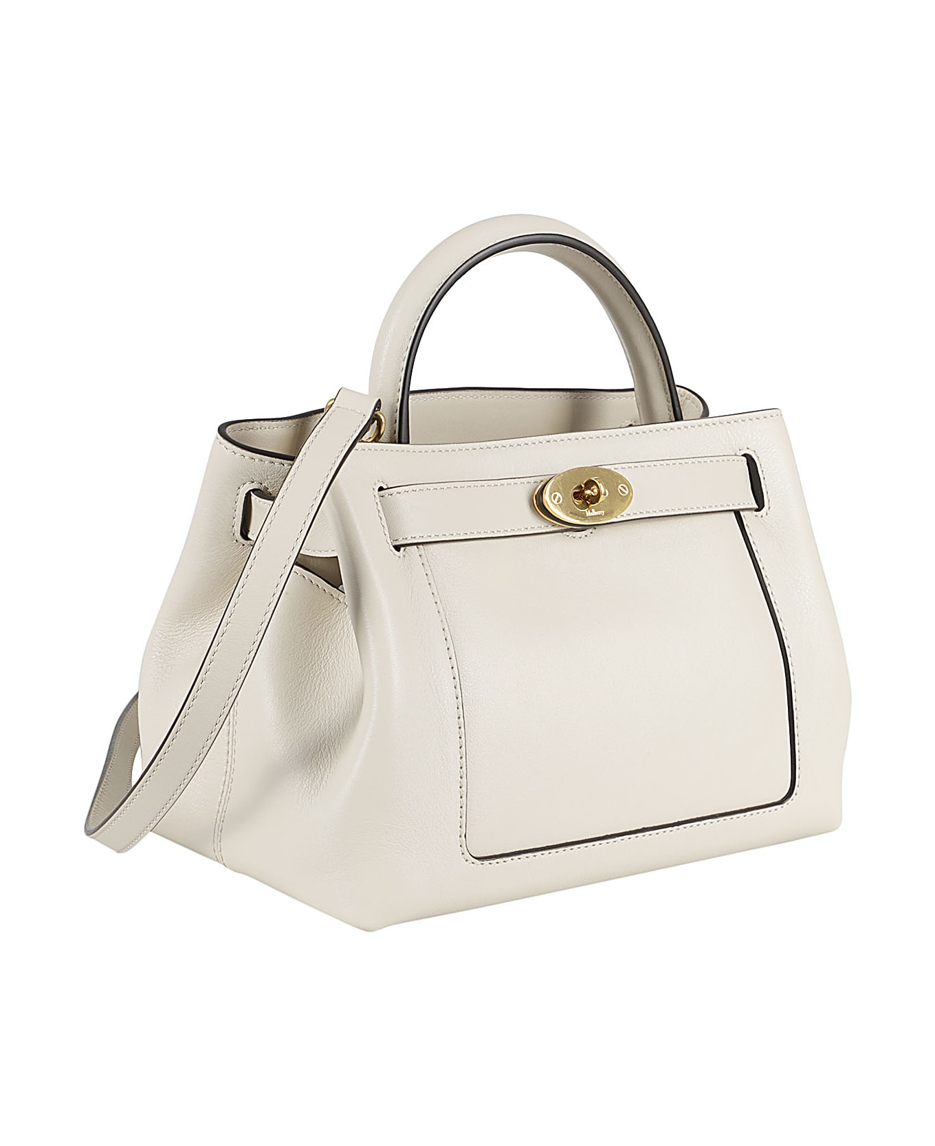 Mulberry Small Islington Silky Calf - Chalk