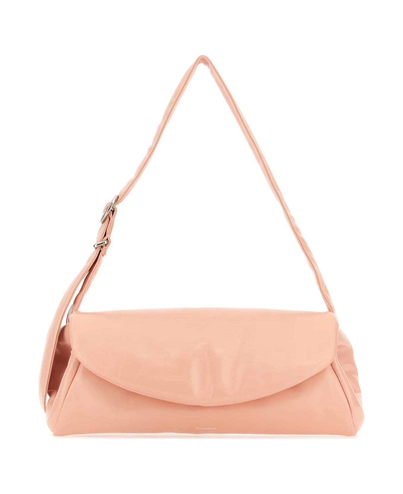 Jil Sander Pink Leather Cannolo Grande Shoulder Bag - 639