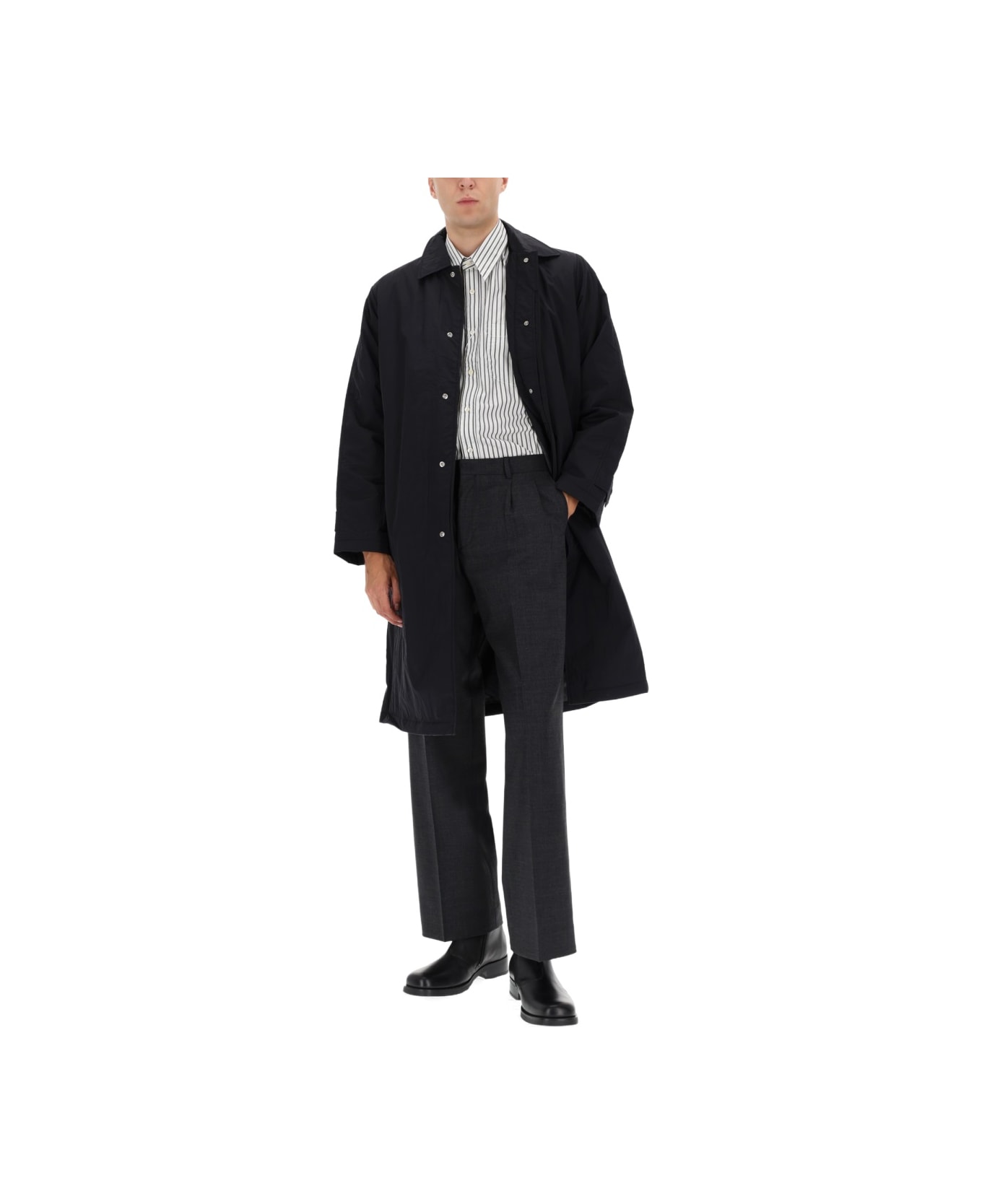 Sunflower "relaxed" Coat - BLACK