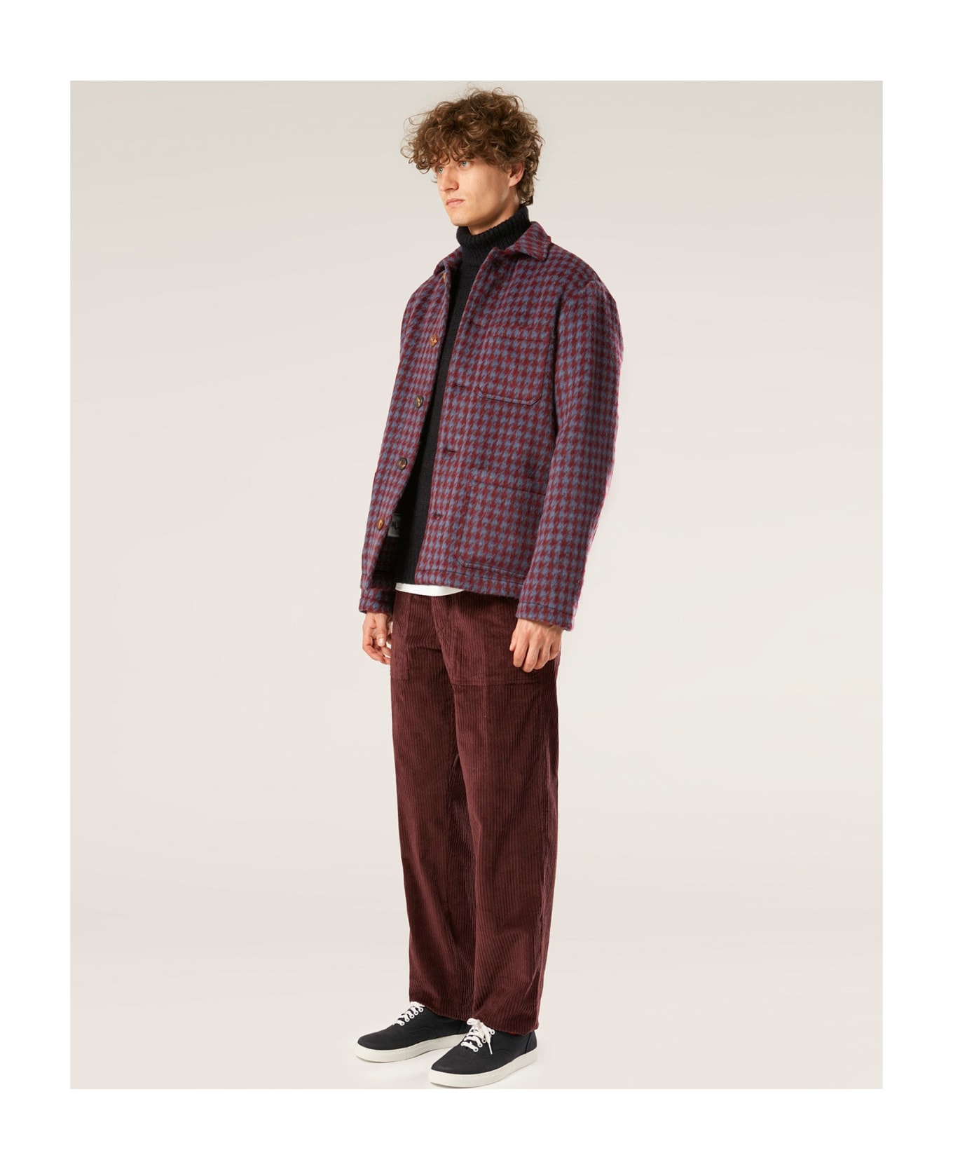 doppiaa Aartemas Wide Corduroy Workwear Pants