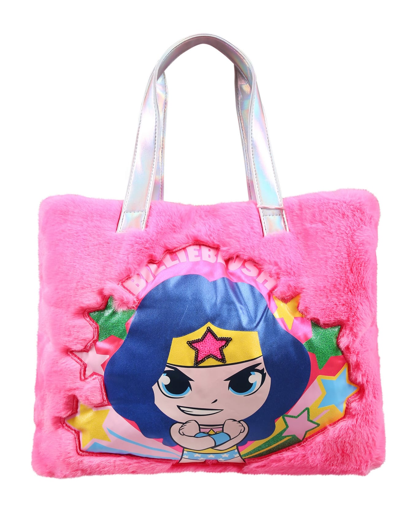 Billieblush Fuchsia Bag For Girl With Wonder Woman - Fuchsia