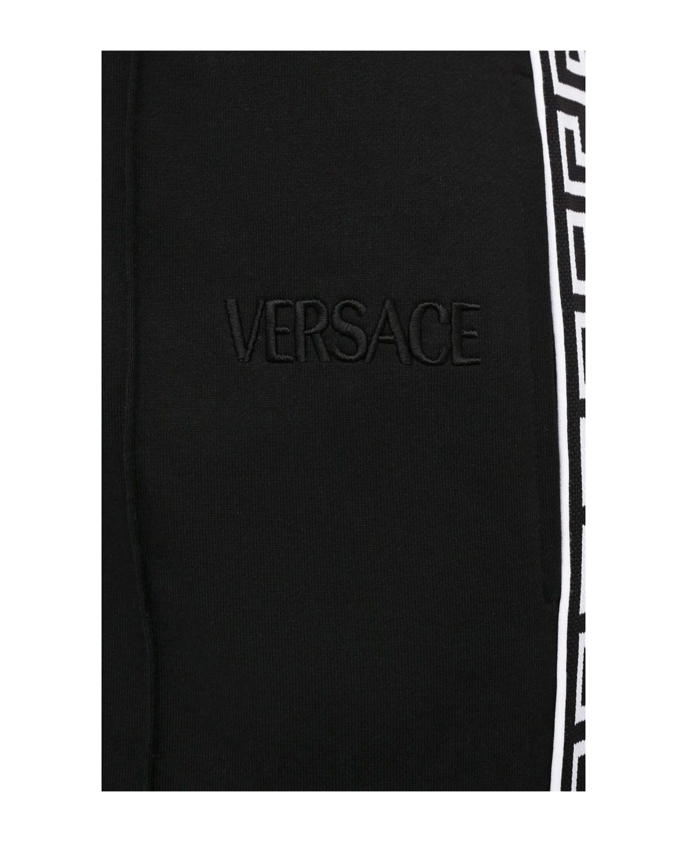 Versace Cotton Pants - Black