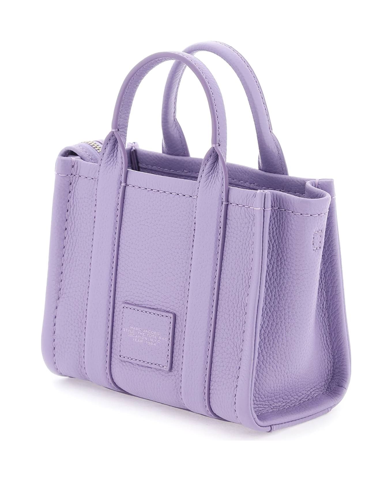 Marc Jacobs The Leather Tote Bag - LAVENDER (Purple)