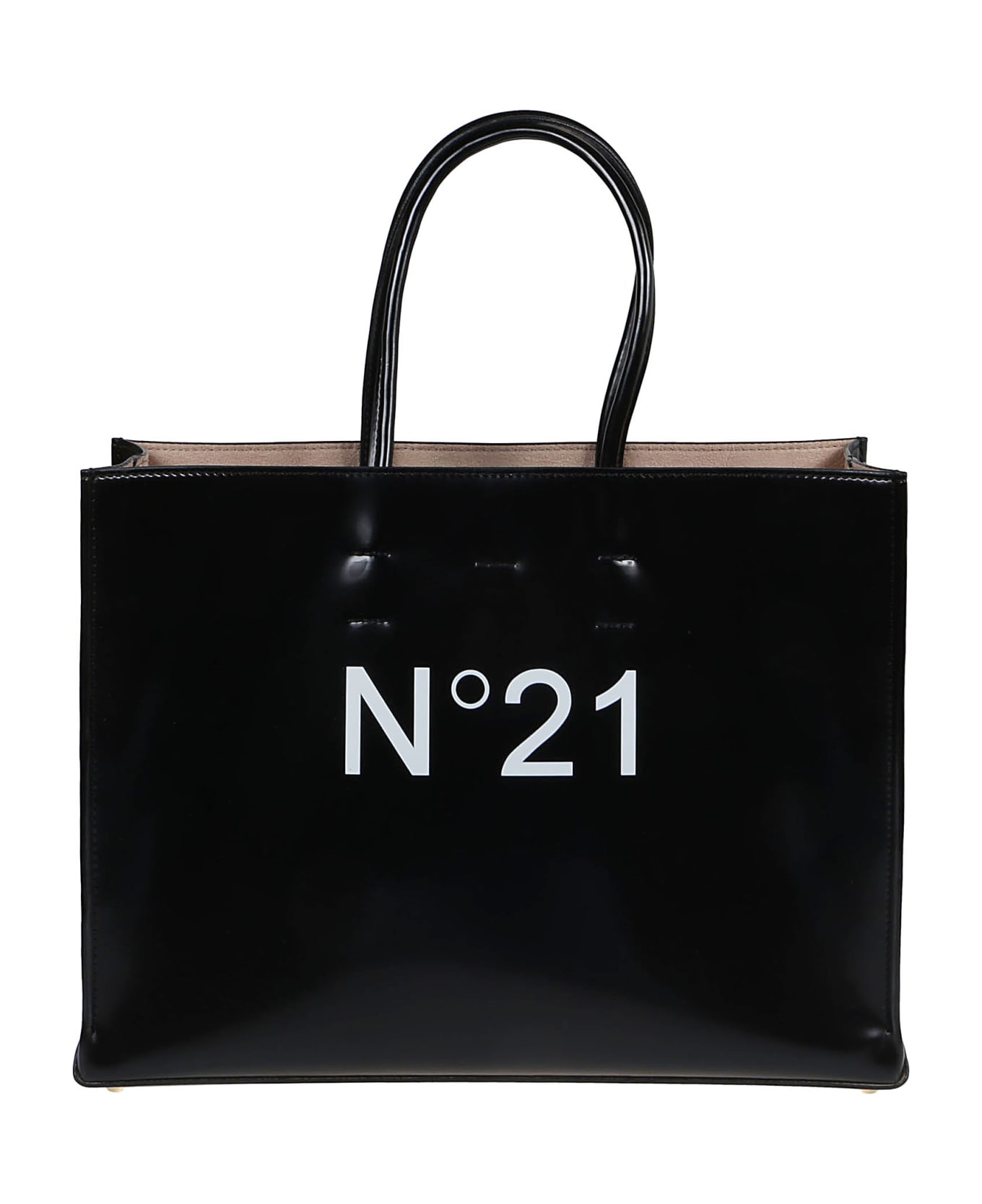 N.21 Horizontal Shopper Bag - Black