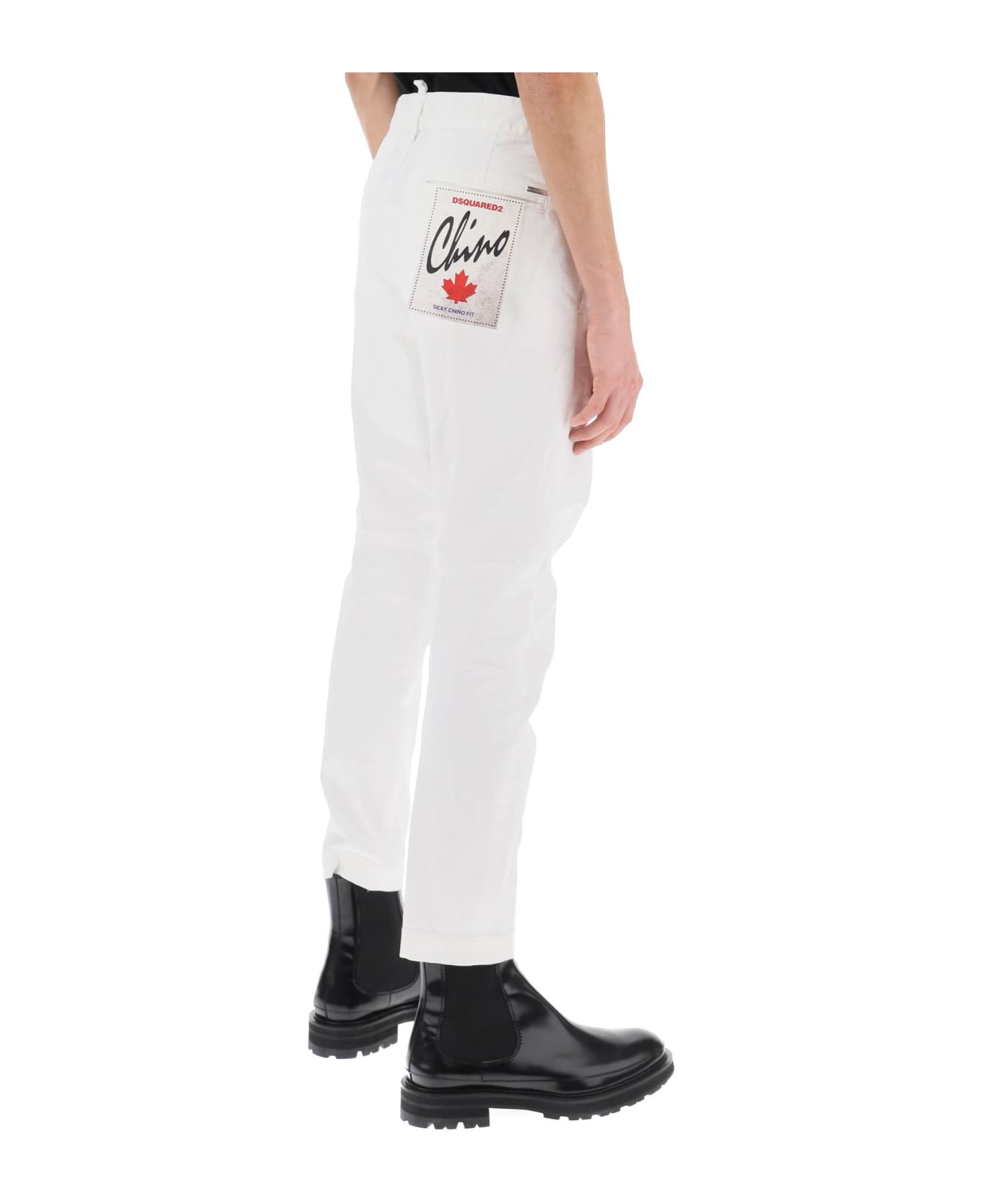 Dsquared2 Sexy Chino Pants - WHITE (White)