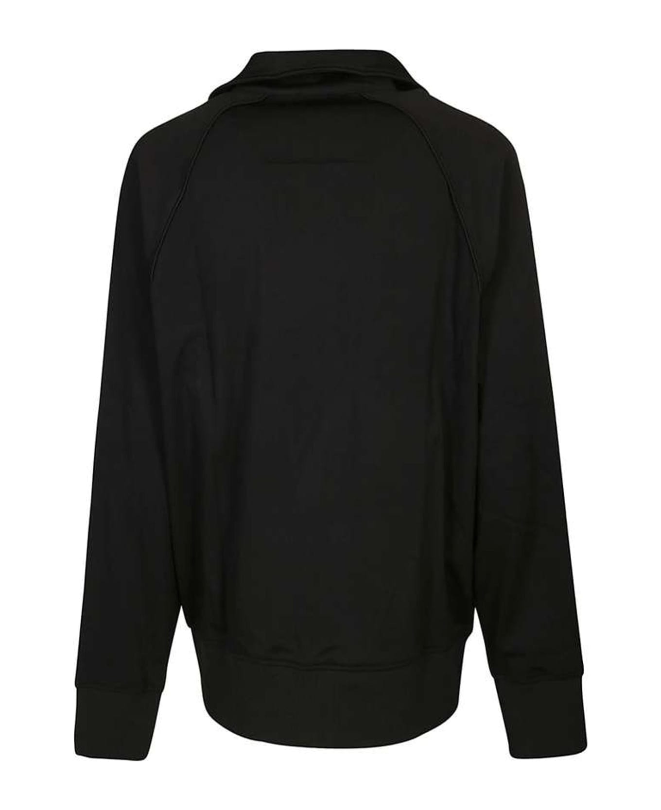 Givenchy Logo Zipped Sweatshirt - Black