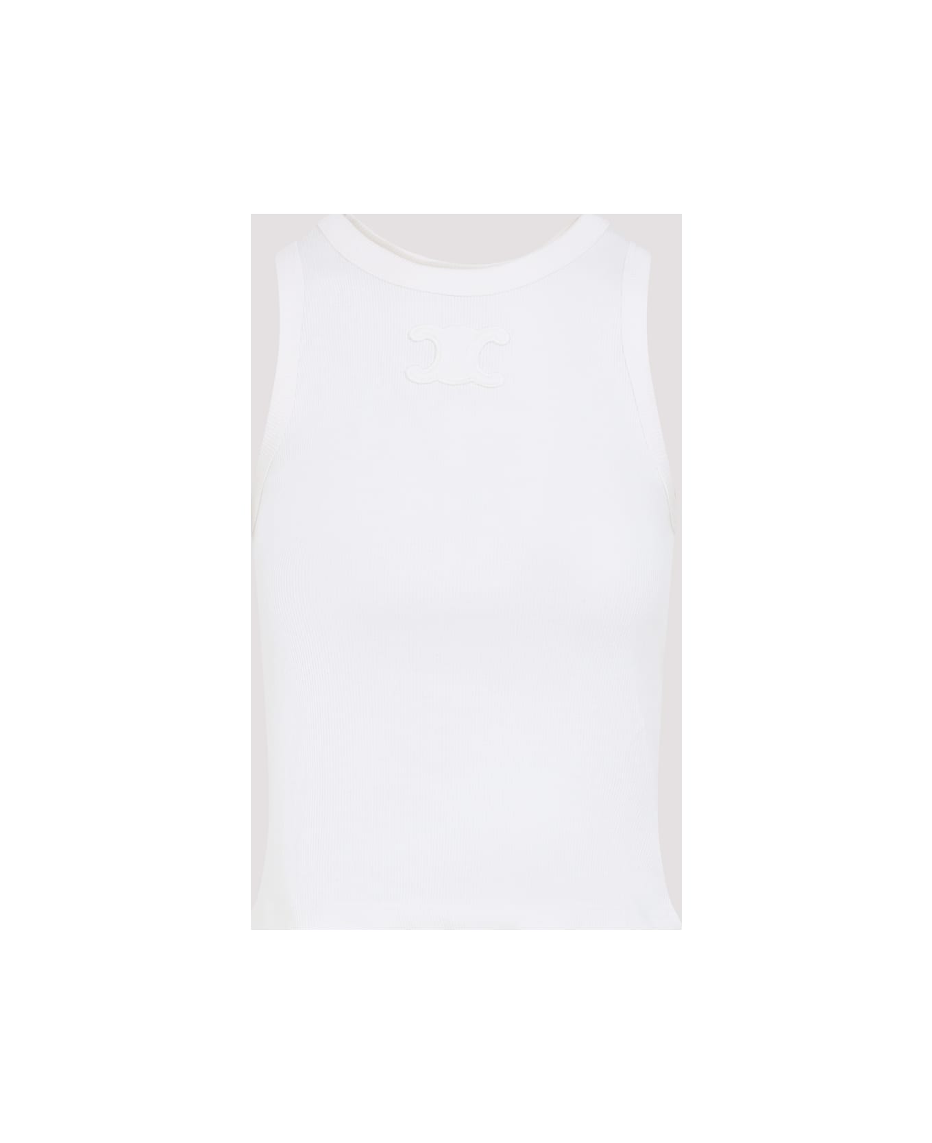 Celine Triomphe Tank Top - Ow Off White