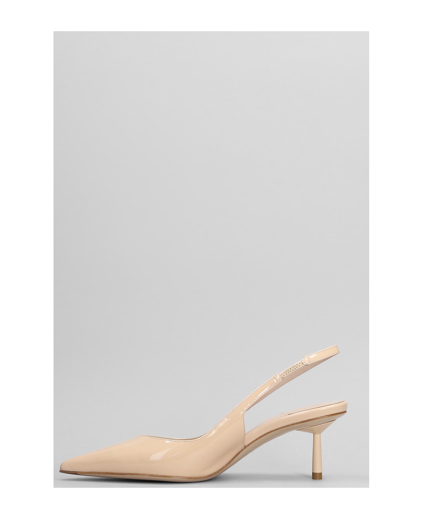 Le Silla Bella Pumps In Powder Patent Leather - powder