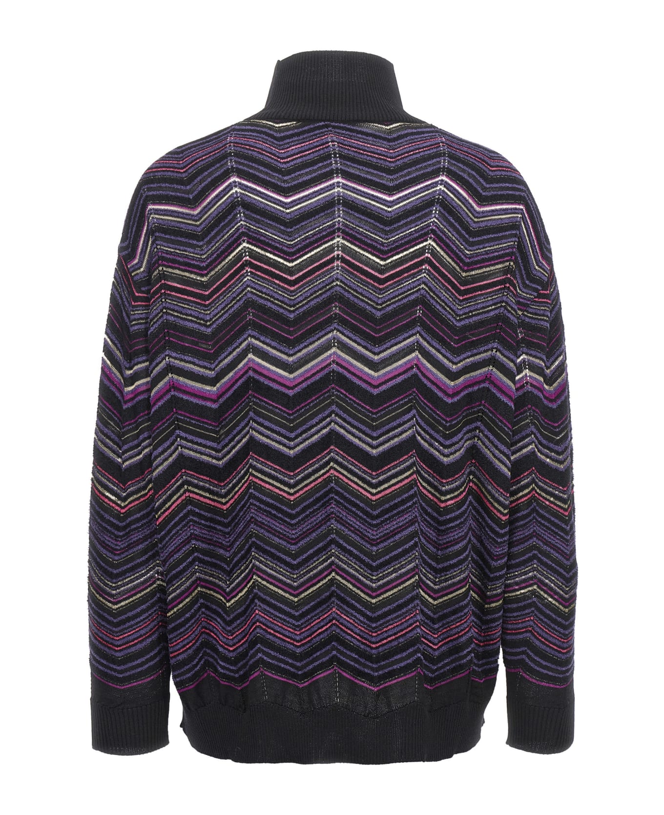 Missoni 'zig Zag' Sweater - Purple ニットウェア