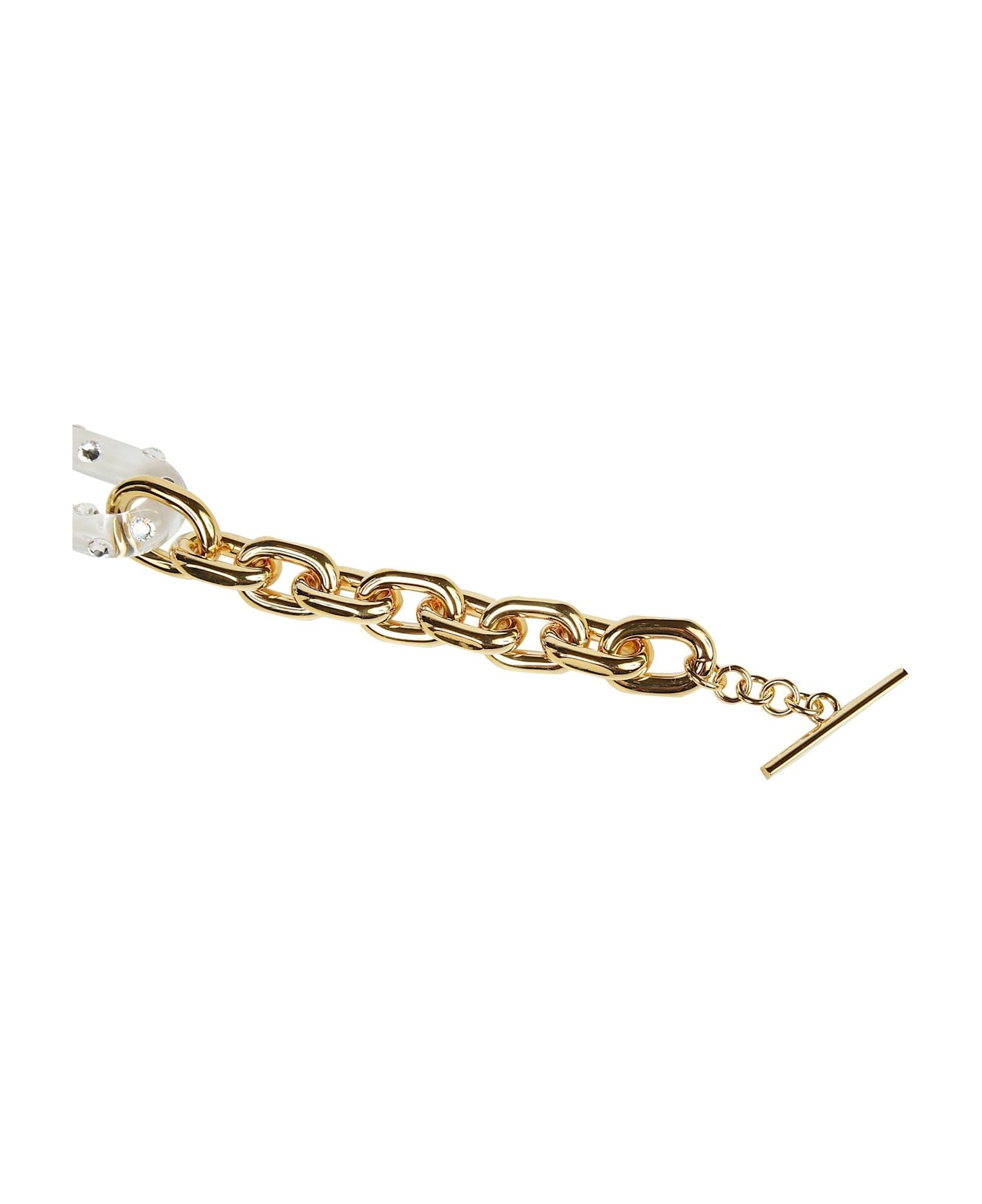 Paco Rabanne Xl Link Embellished Bracelet - GOLD / CRYSTAL