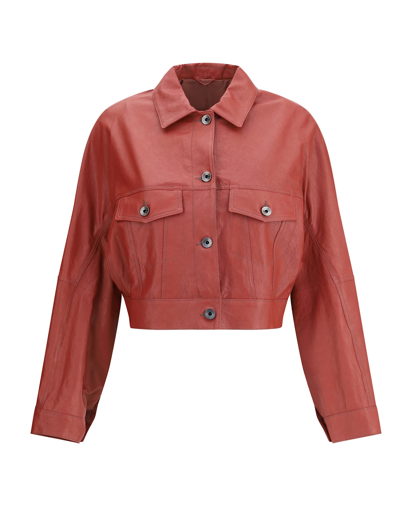 Brunello Cucinelli Leather Jacket