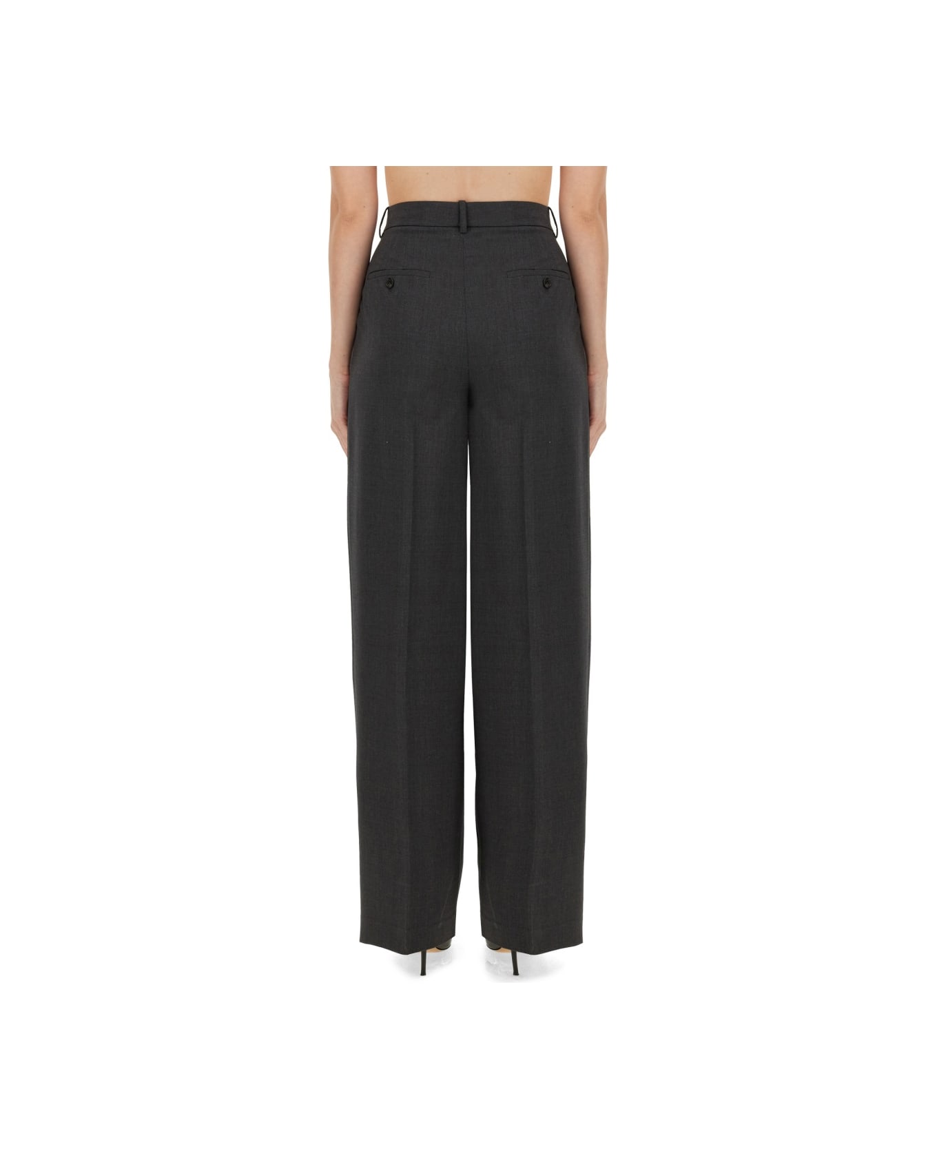 Theory Wide Leg Pants - GREY