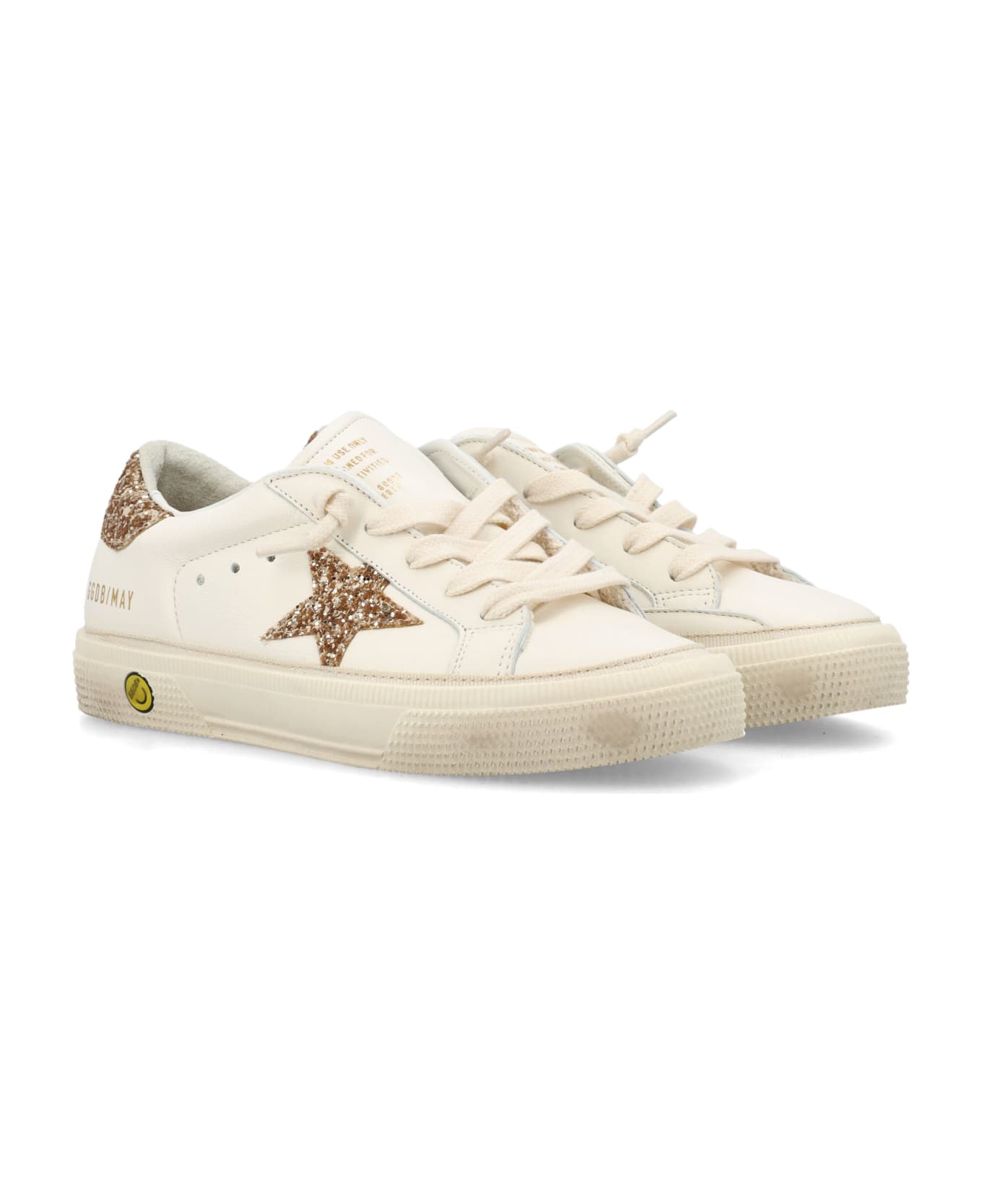 Golden Goose May Sneakers - WHITE/GOLD シューズ