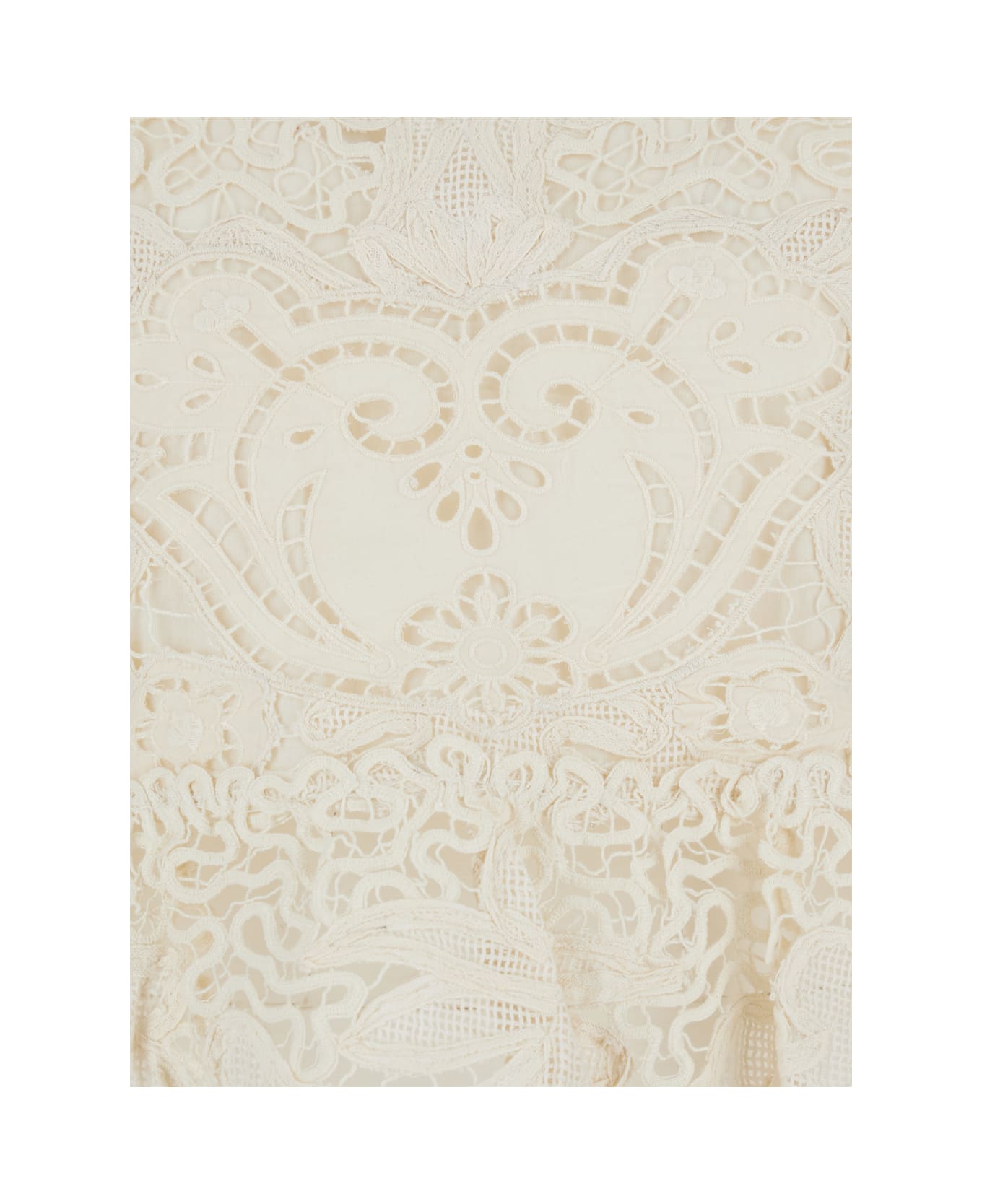 Sea New York 
gianna
 White Top With All-over Lace Embroidery In Cotton Woman - White