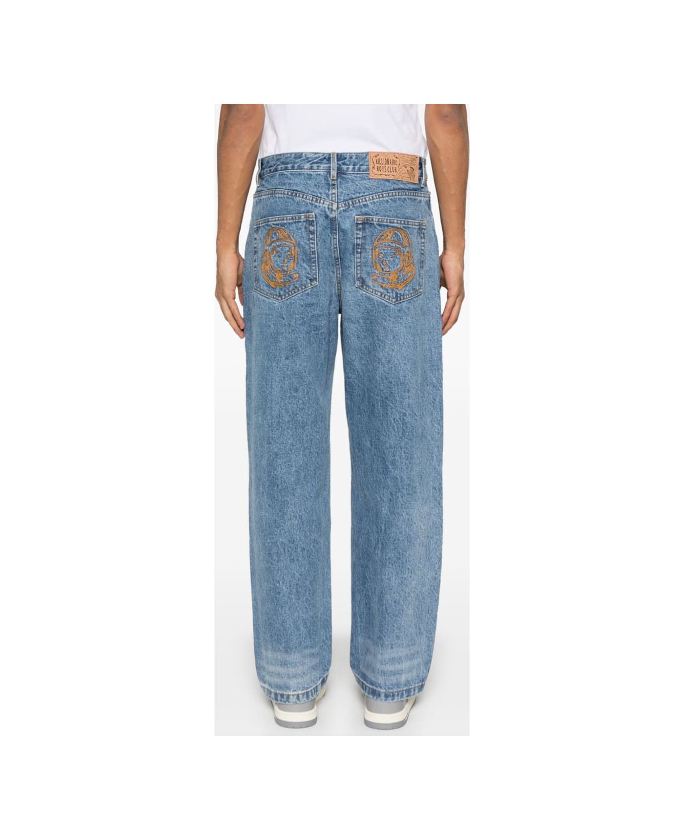 Billionaire Astro Denim Cotton Jeans - Blue