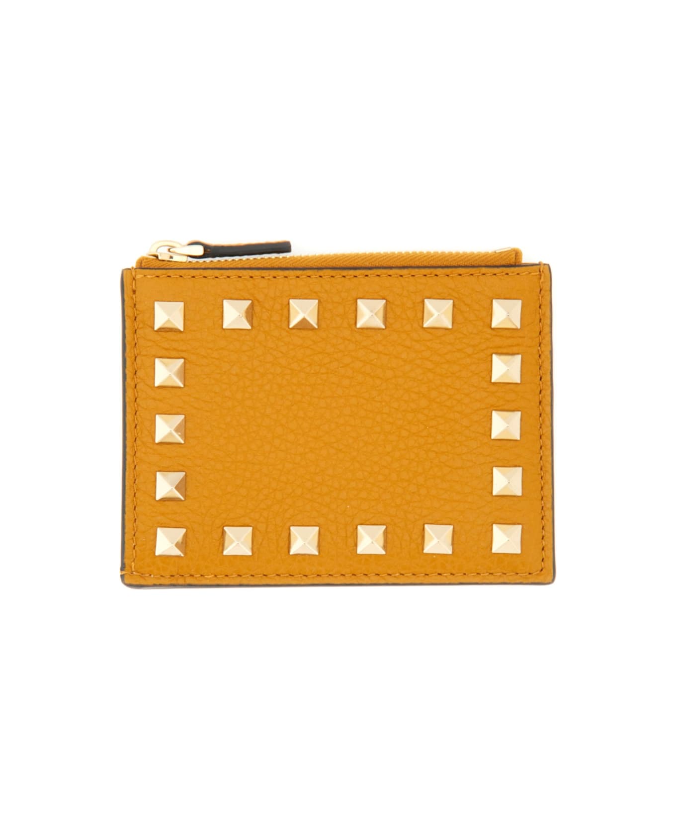 Valentino Garavani "rockstud" Wallet - ORANGE