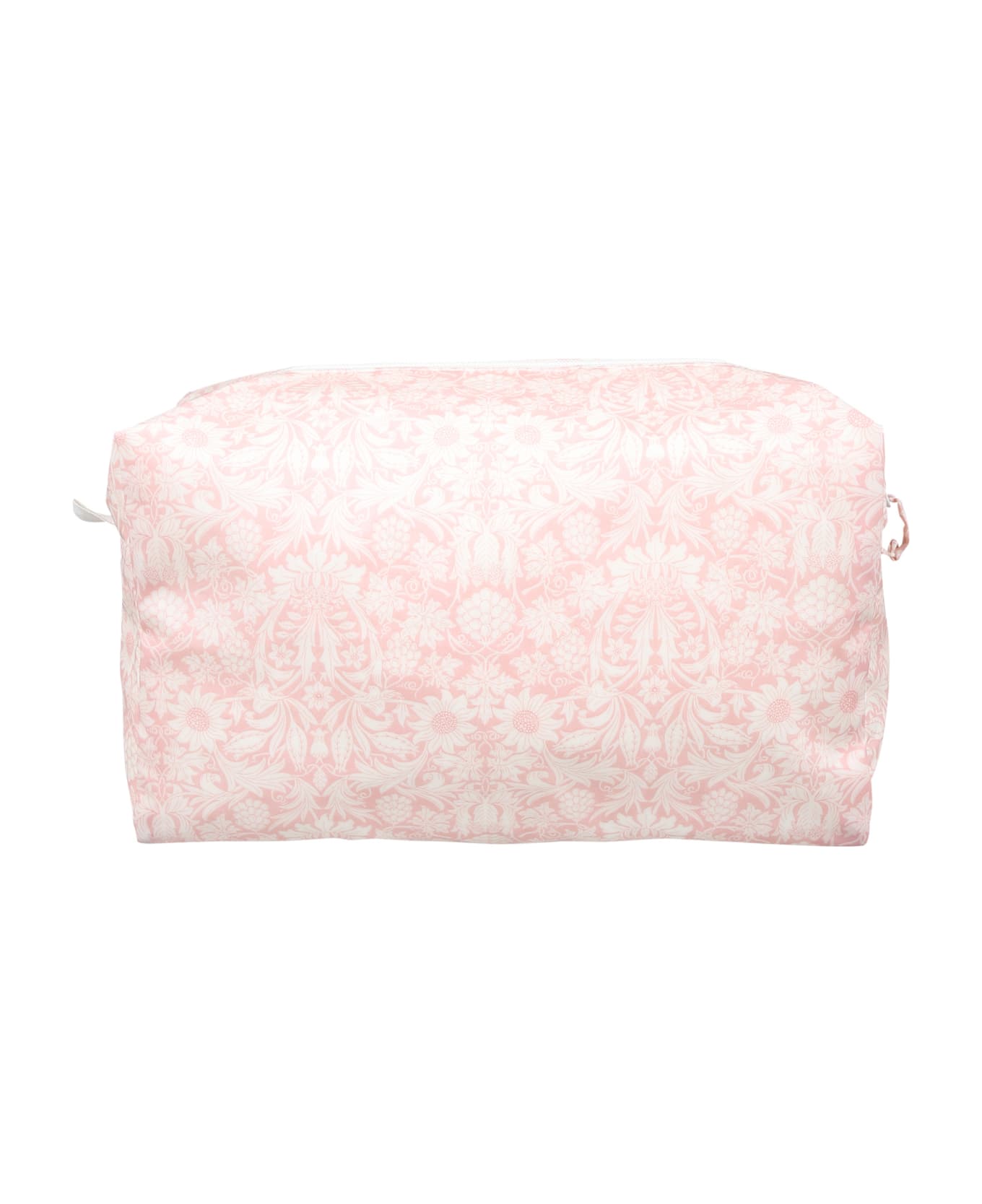 Bonpoint Pink Cluch For Baby Girl With Flower Print - Pink