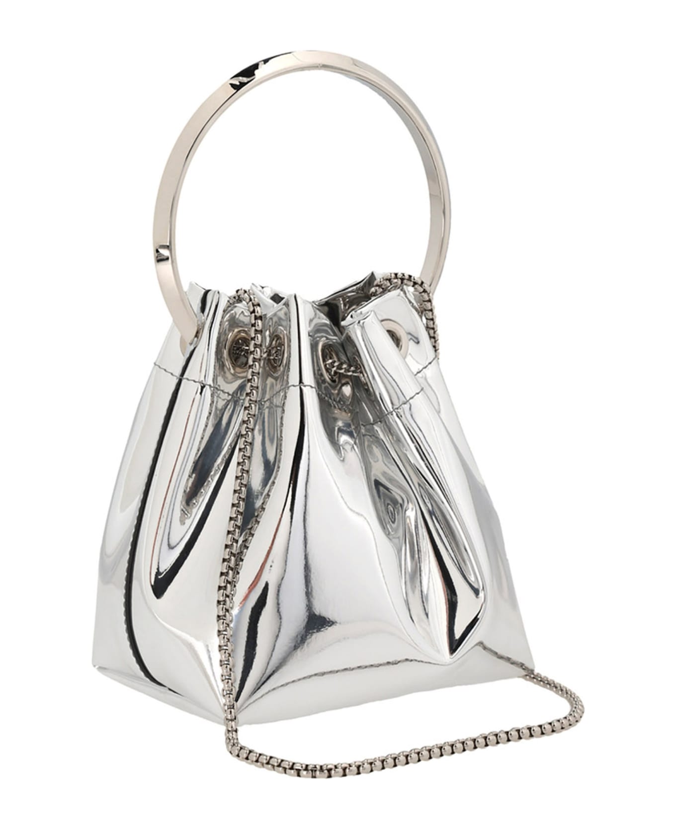 Jimmy Choo 
bon Bon
 Bucket Bag - Silver