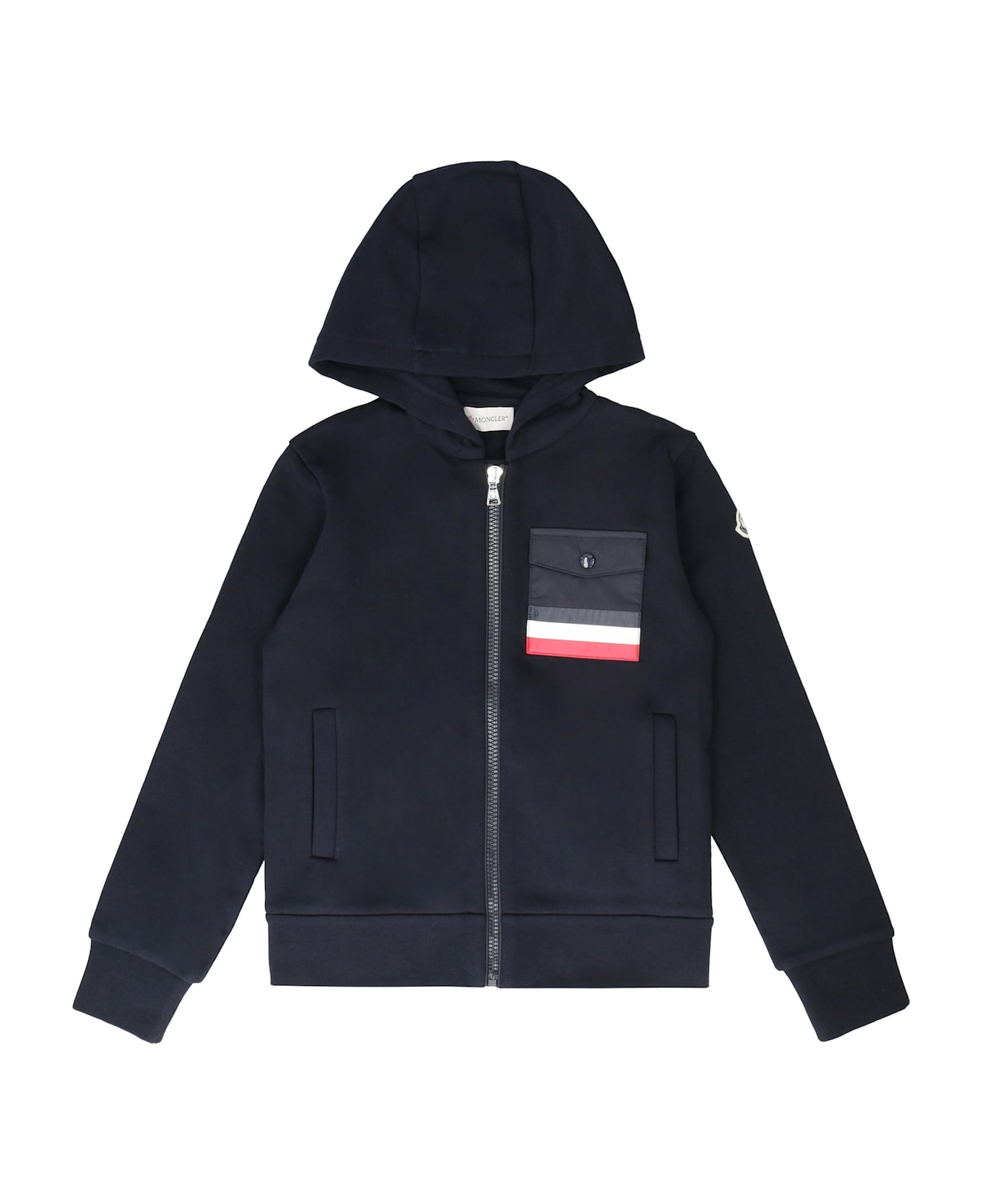Moncler Full Zip Hoodie - blue