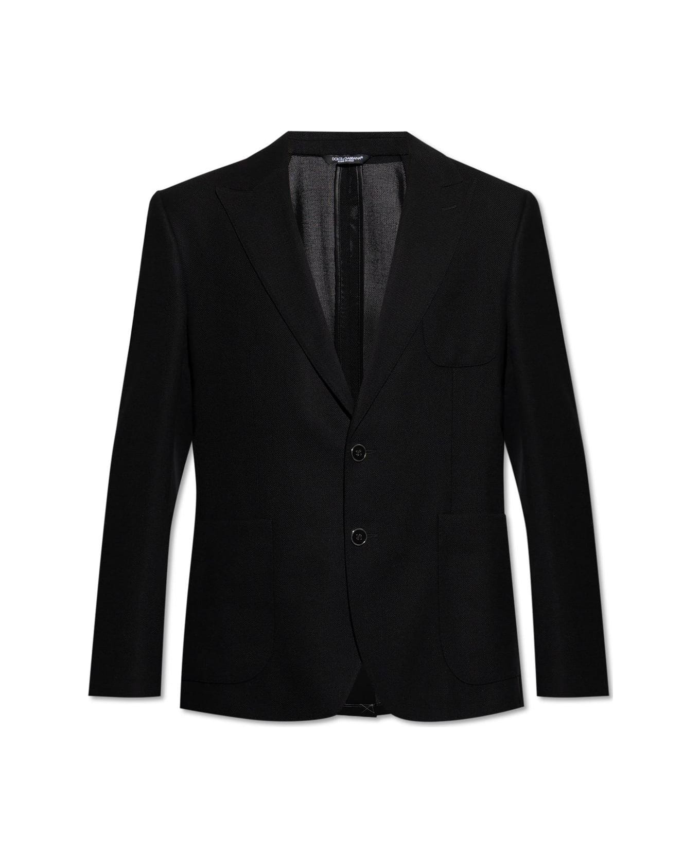 Dolce & Gabbana Single-breasted Blazer - NERO