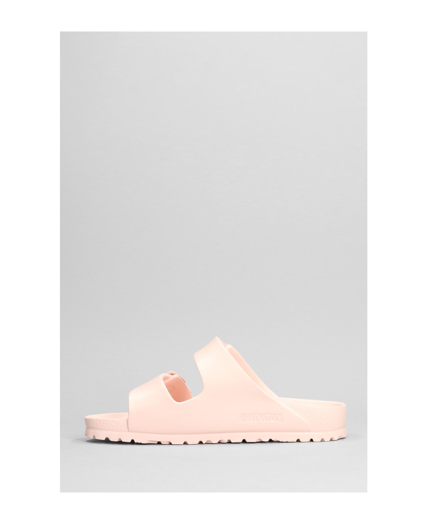 Birkenstock Arizona Eva Flats In Rose-pink Rubber/plasic - Rosa