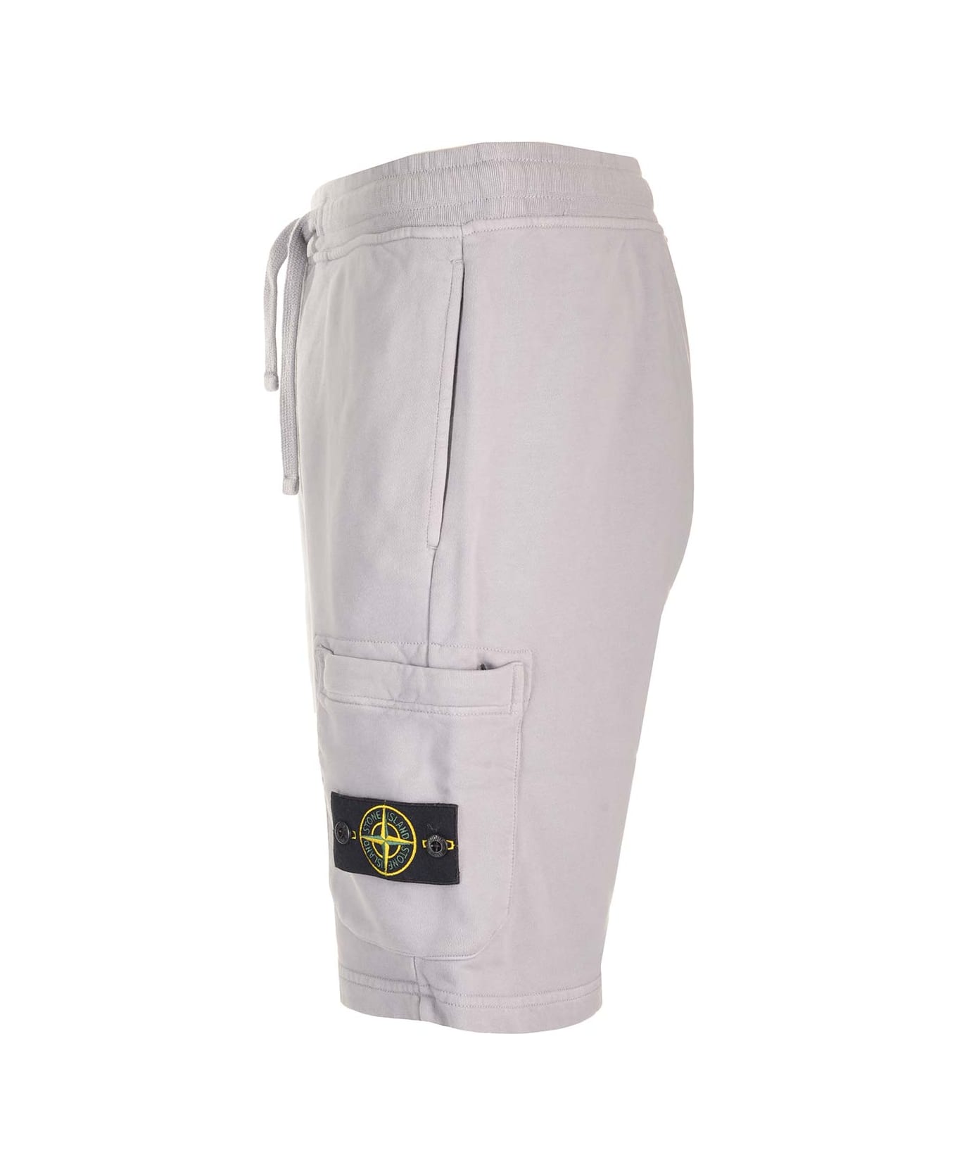 Stone Island Cargo Bermuda Shorts - Grey