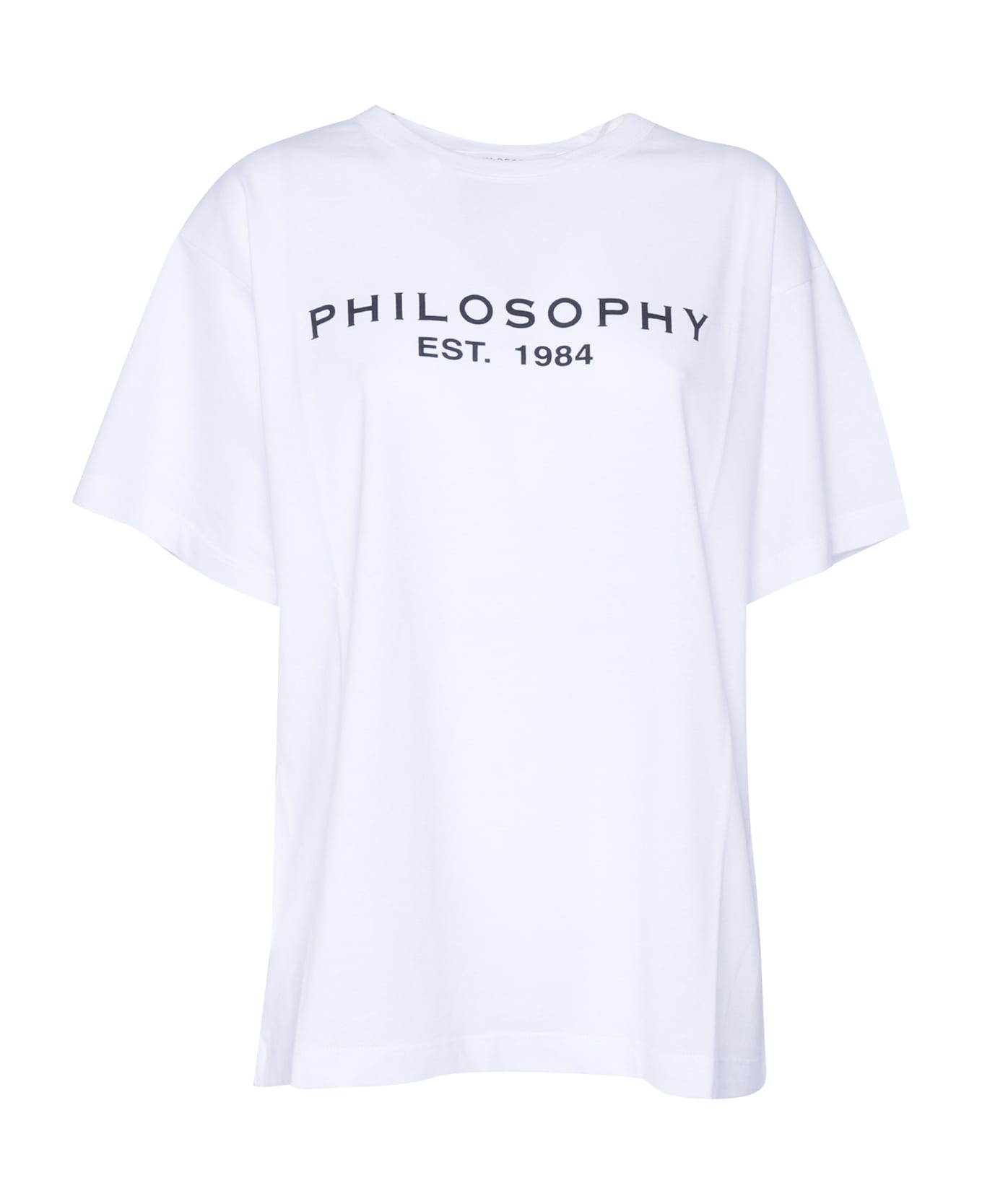 Philosophy di Lorenzo Serafini White T-shirt With Logo - WHITE