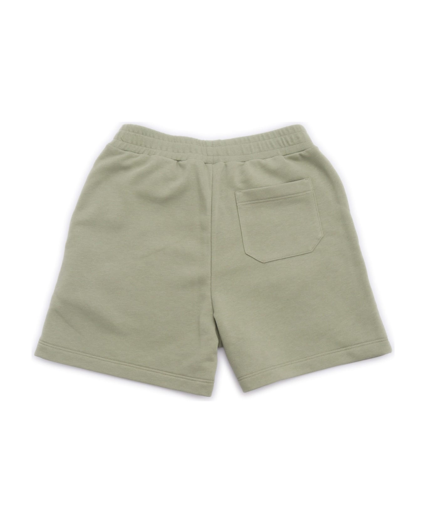 Golden Goose Star/ Girl
s Fleece Shorts / Small Star Glitter Printed - GREEN