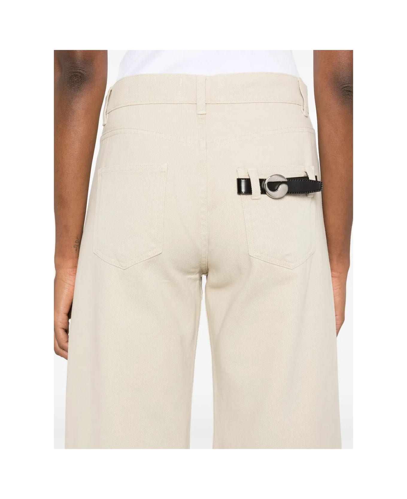 Coperni Wide-leg Jeans - Beige