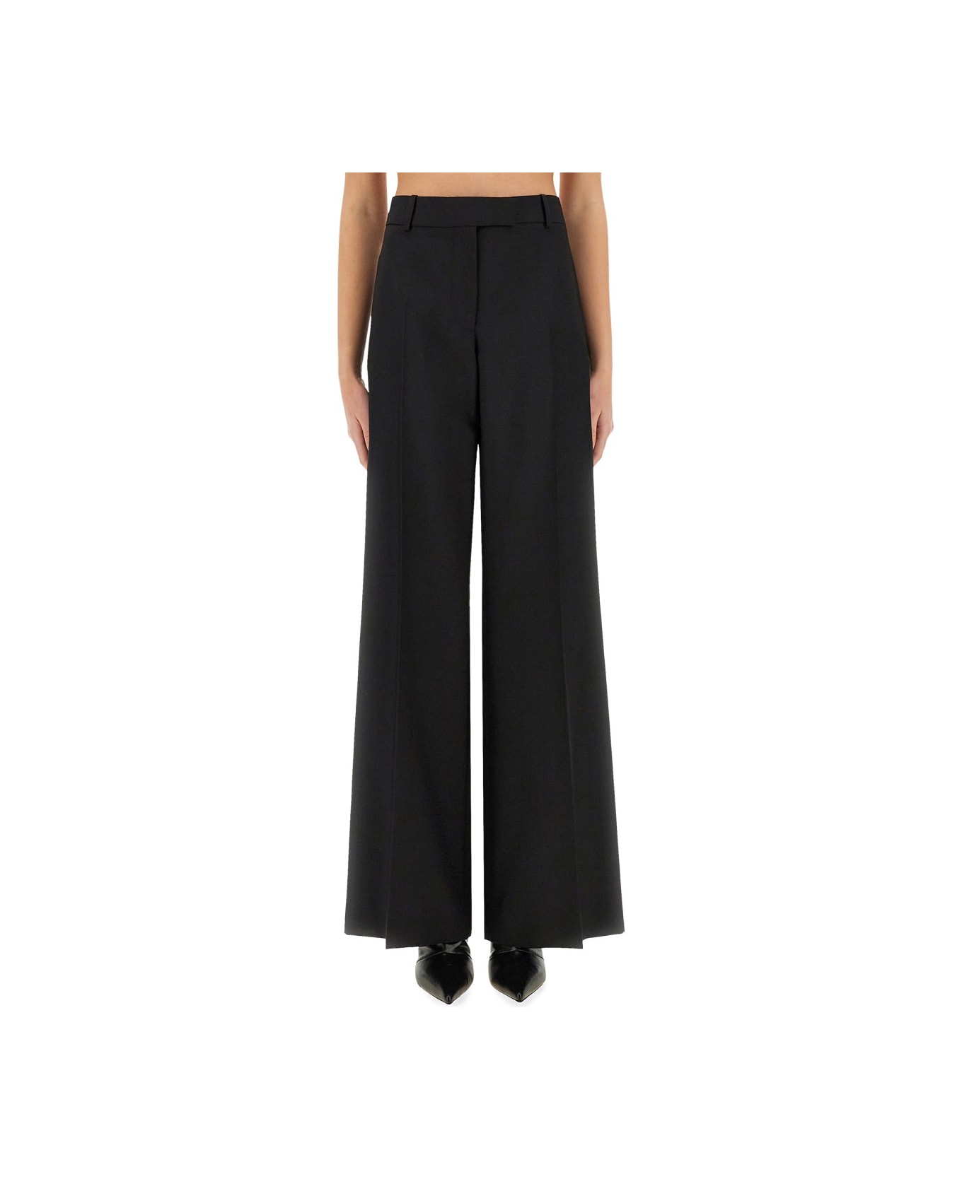 Alexander McQueen Pants With Side Stripes - BLACK