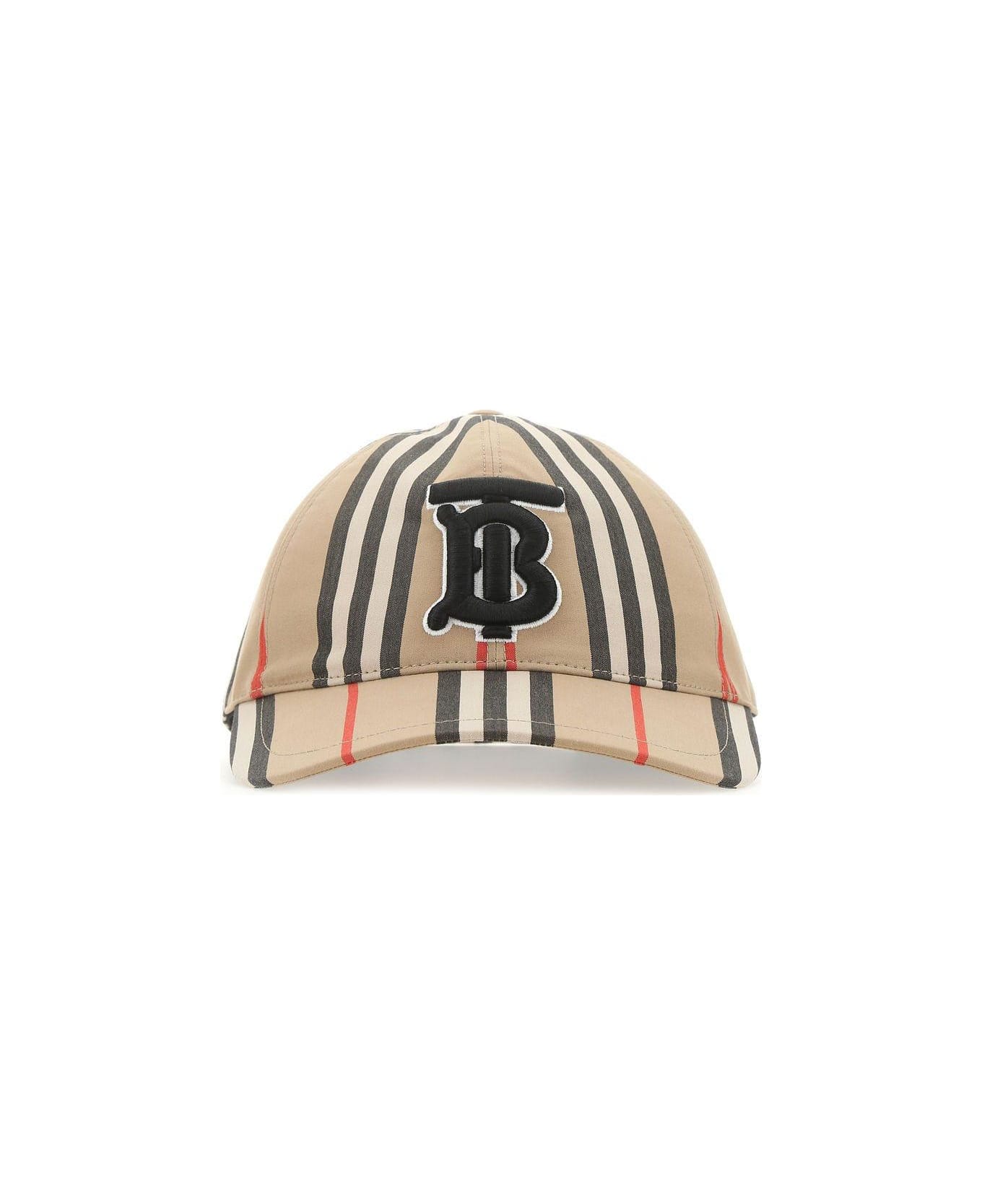 キャップ Burberry Embroidered Canvas Baseball Cap Burberry Embroidered Canvas Baseball Cap | italist