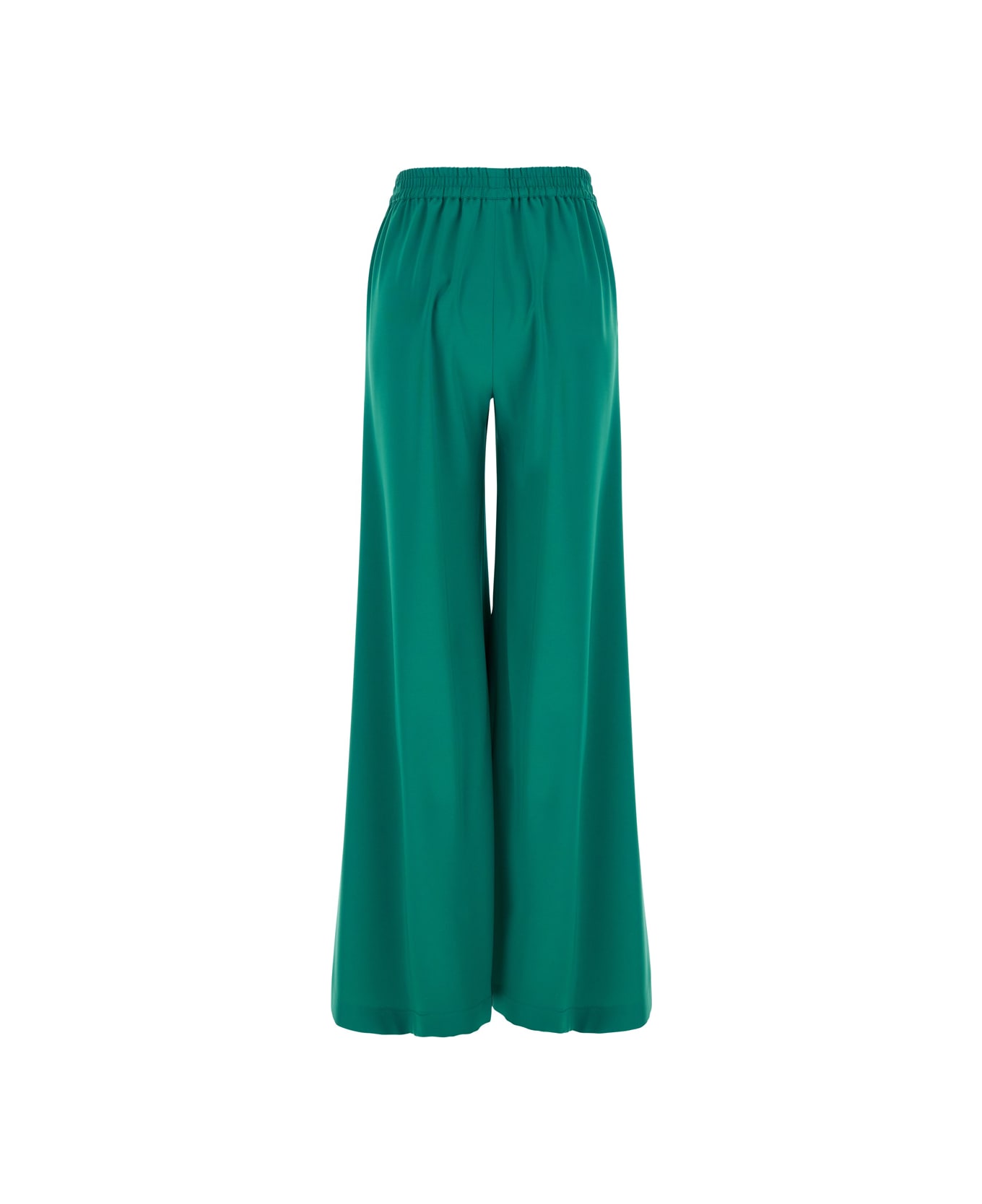 Gianluca Capannolo 
antonia
 Water Green Pants With Elastic Waist In Technical Fabric Woman - Green