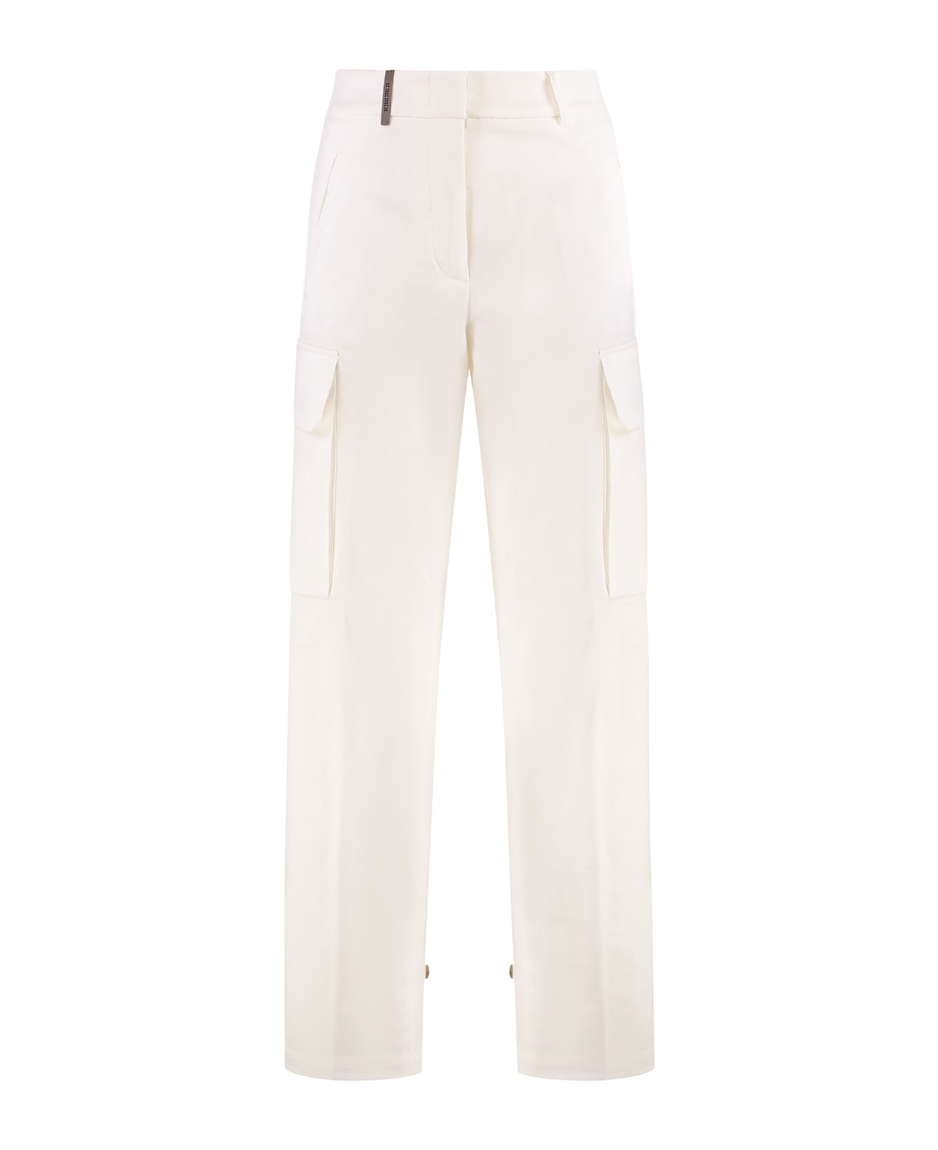 Peserico Cotton Cargo-trousers - White