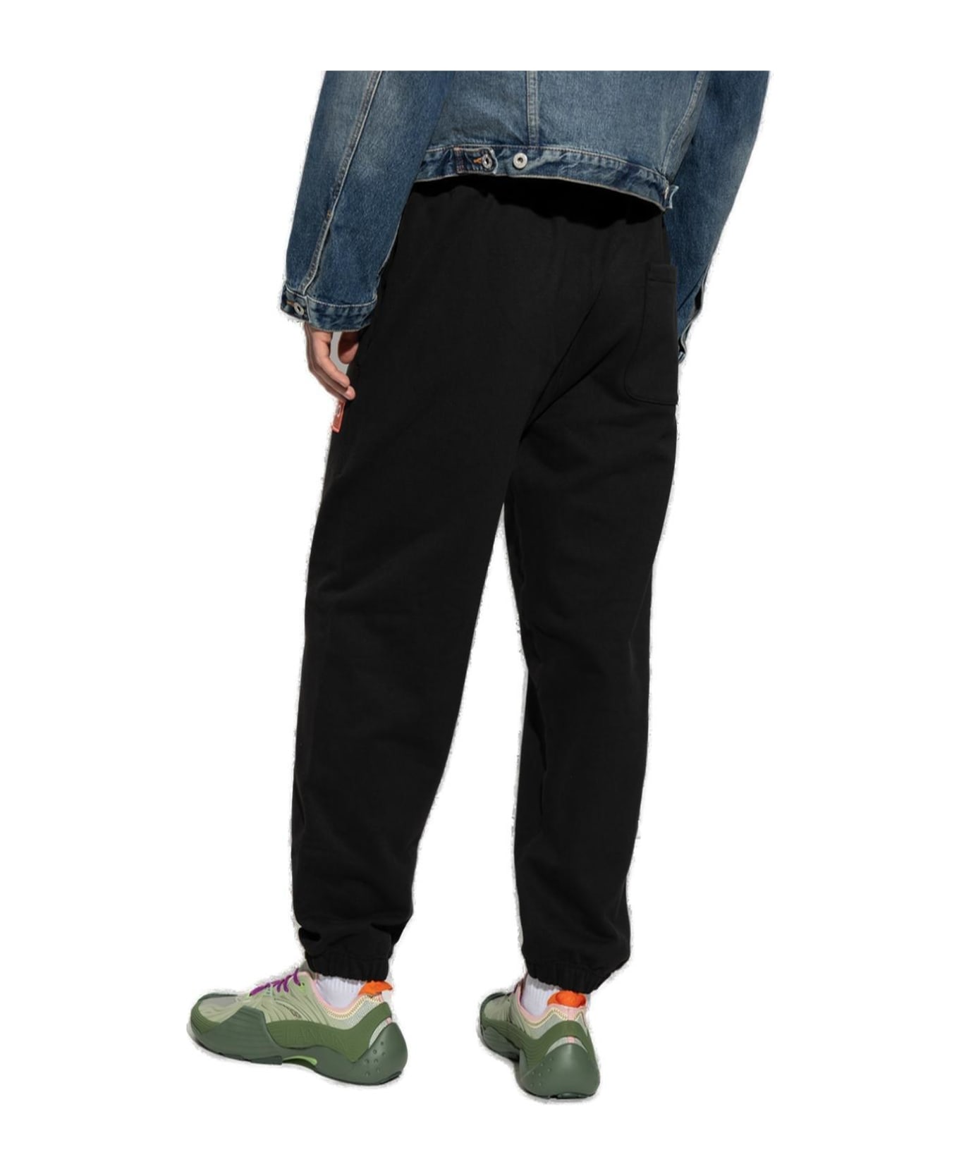 Kenzo Logo Patch Sweatpants - Black スウェットパンツ