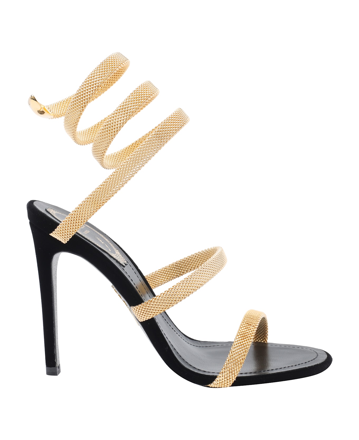 René Caovilla Cleo Pump Sandals - Black