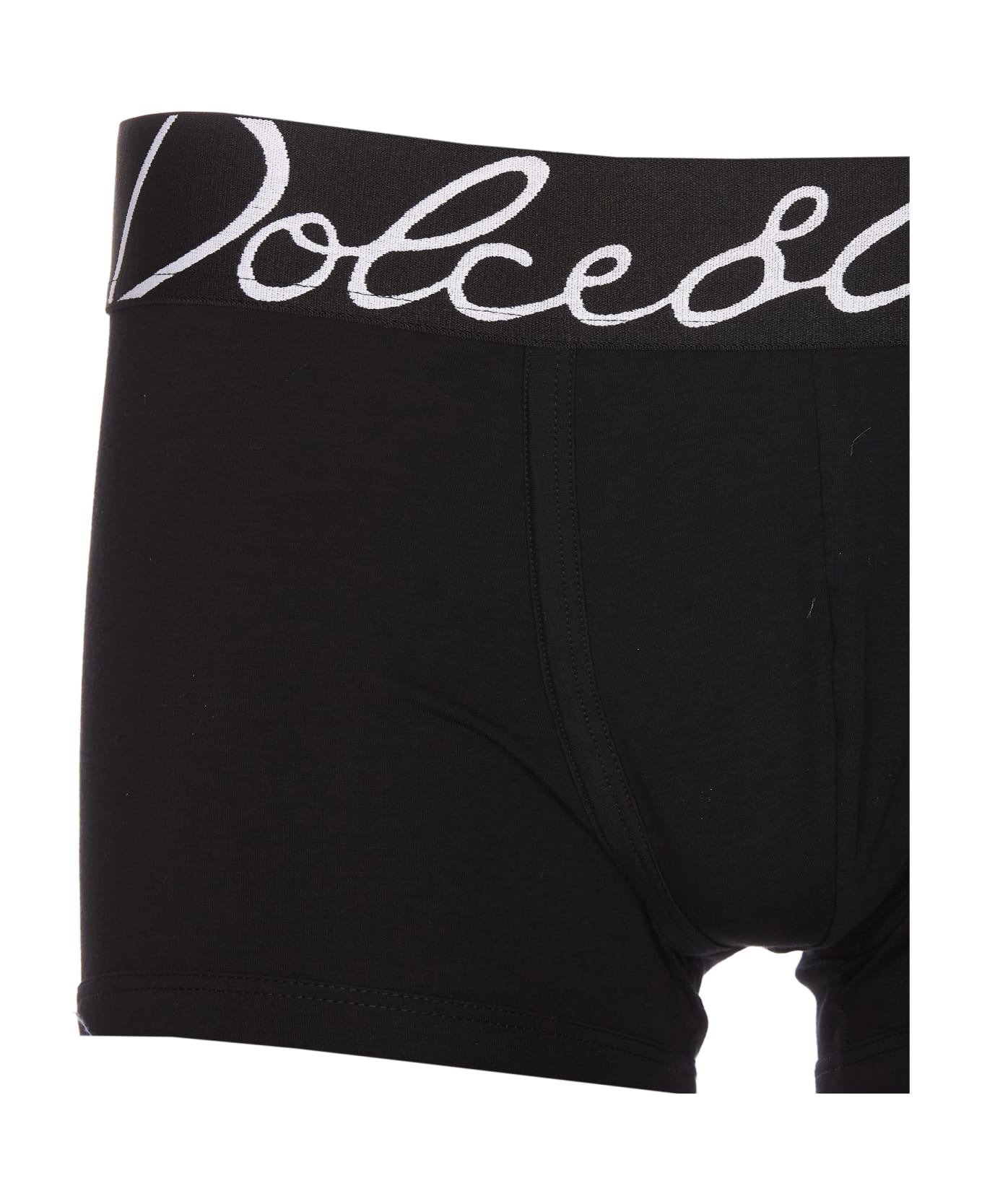 Dolce & Gabbana Logo Boxer - Black
