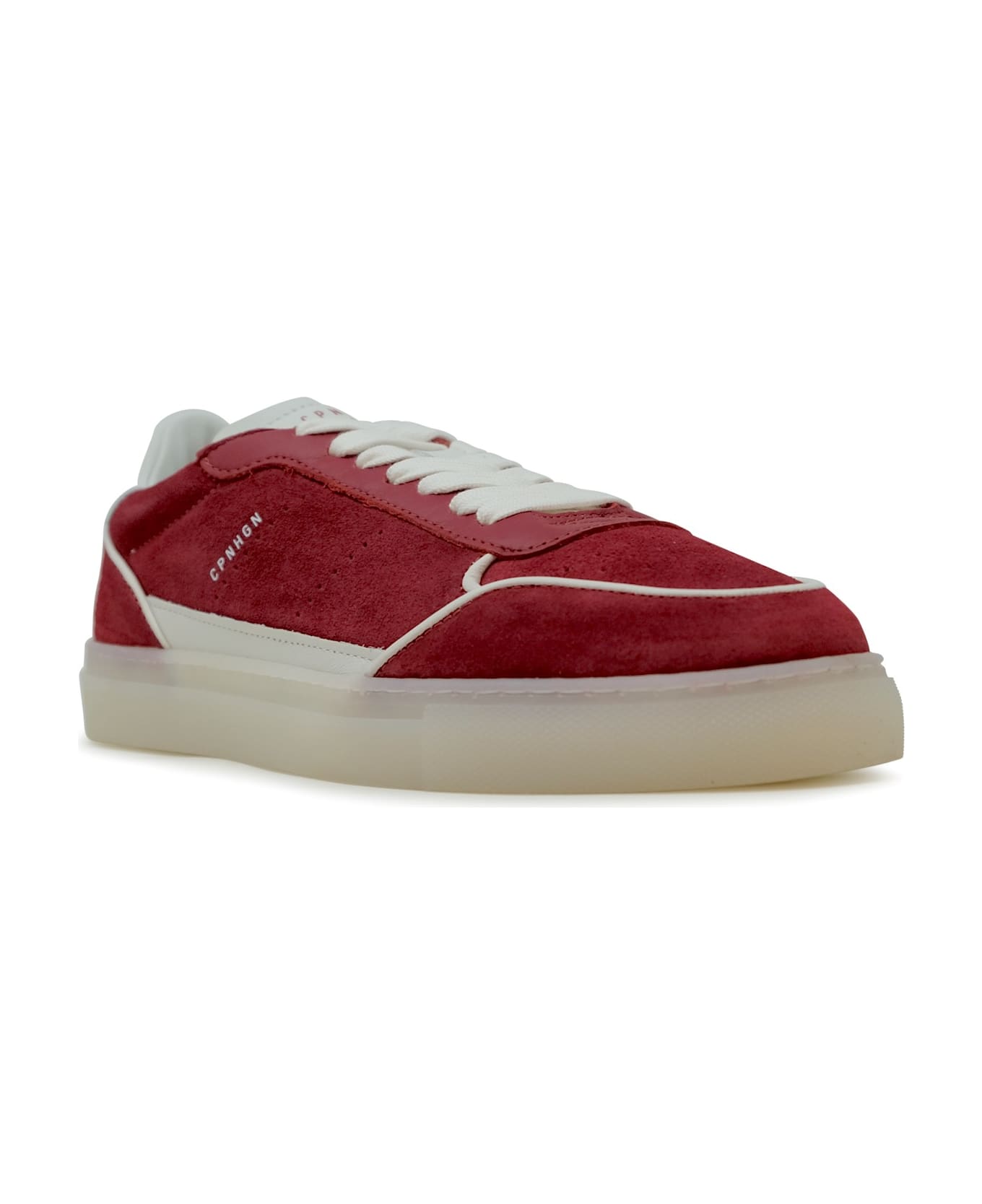 Copenhagen Red Suede Sneakers - RED