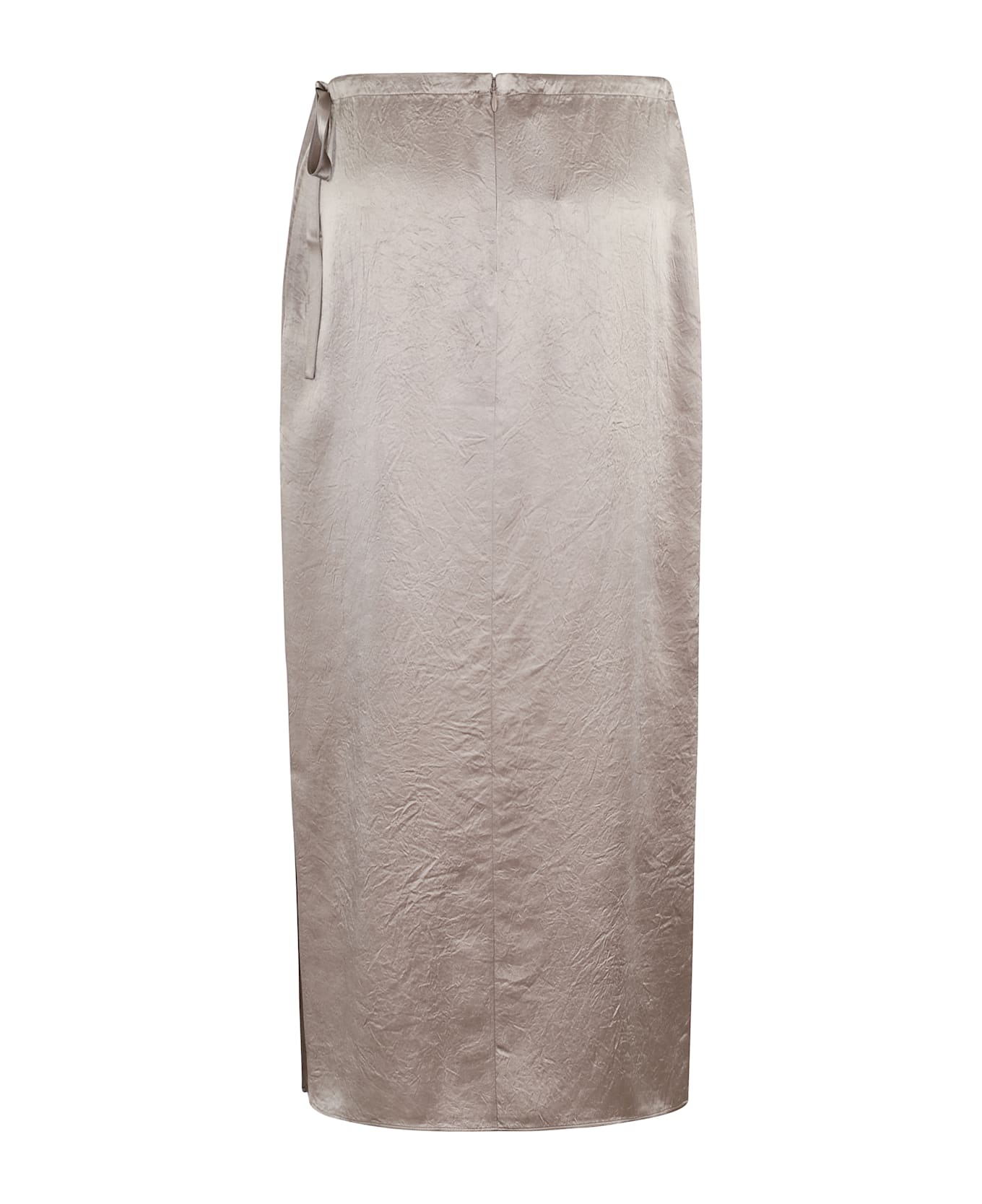 Filippa K Crinkled Pencil Skirt - Dark Taupe