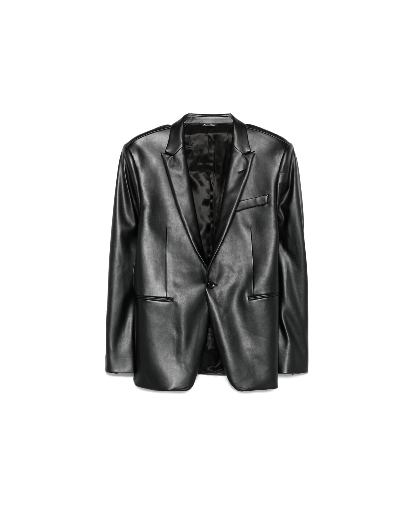 Reveres 1949 Leather Jacket - BLACK
