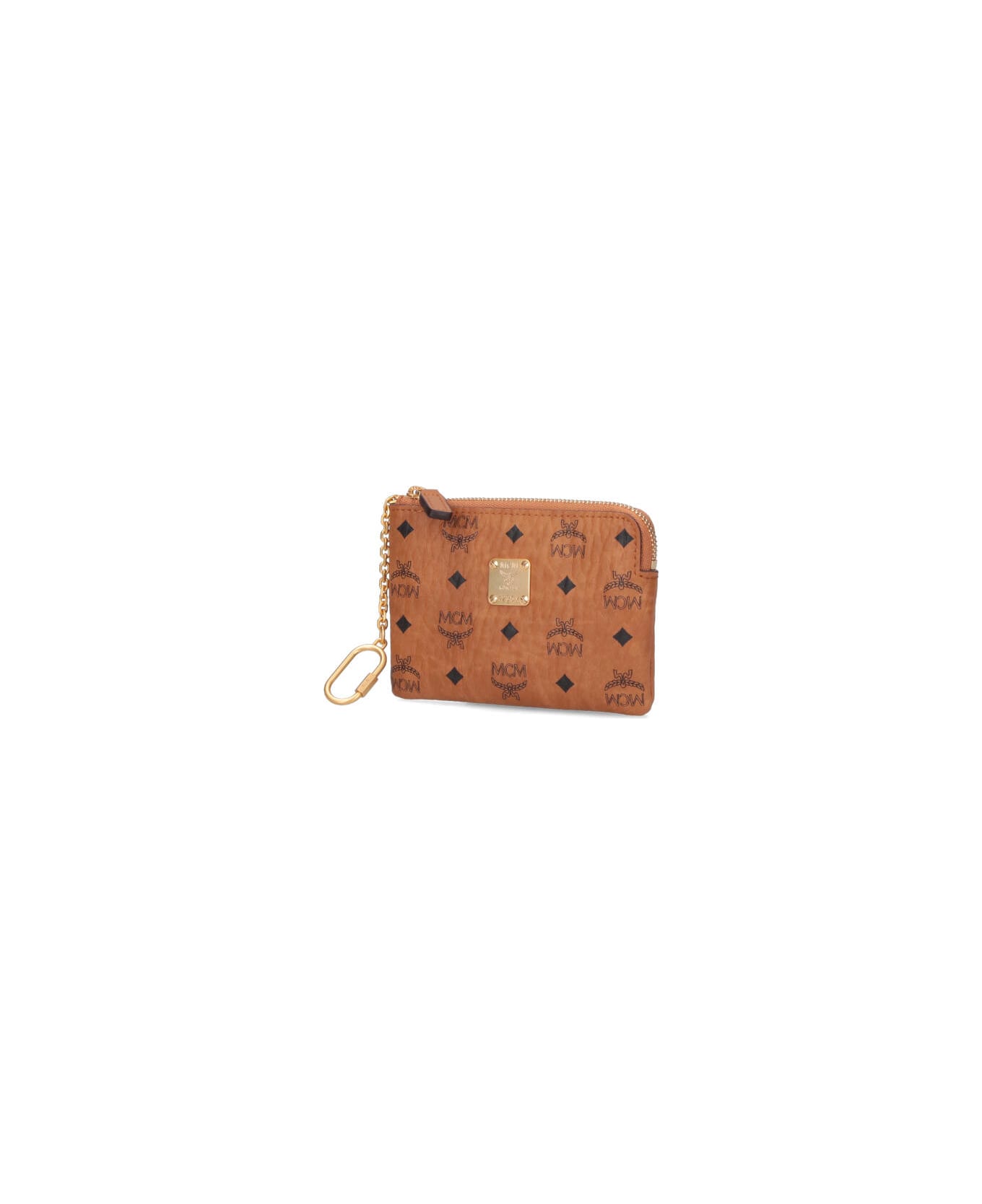 MCM 
aren
 Zip Purse - Brown