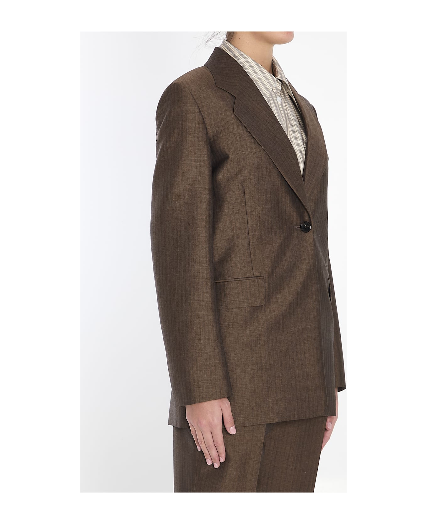 The Row Vermont Jacket - BROWN