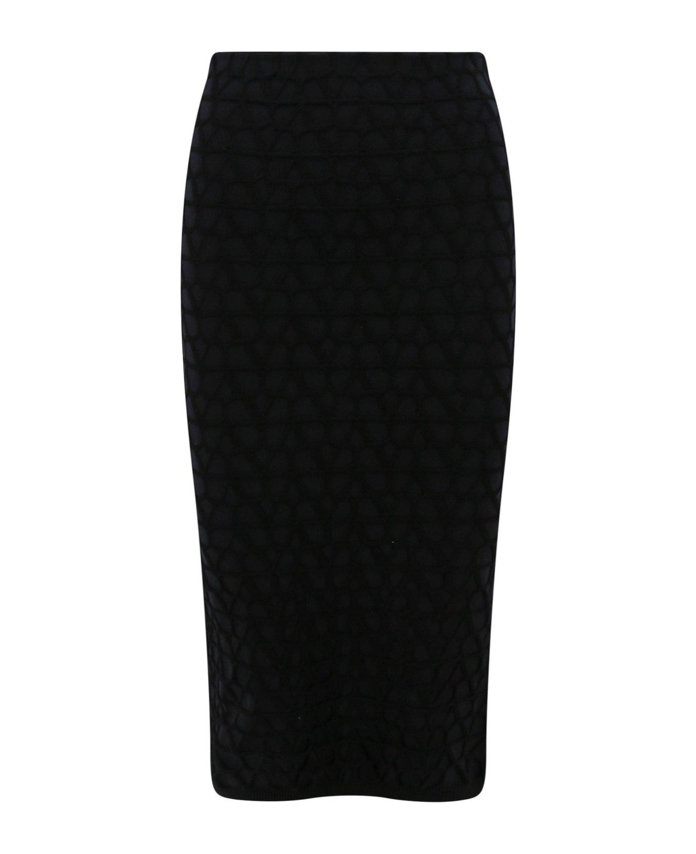 Valentino Toile Iconographe High-waist Midi Skirt - Black スカート