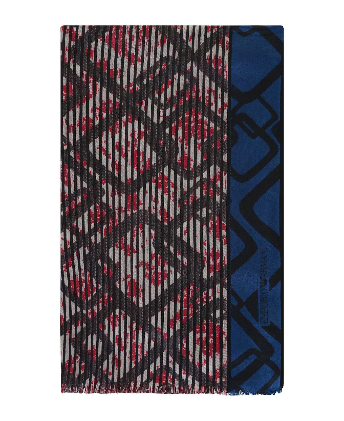 Emporio Armani Viscose-silk Blend Scarf - Multicolor
