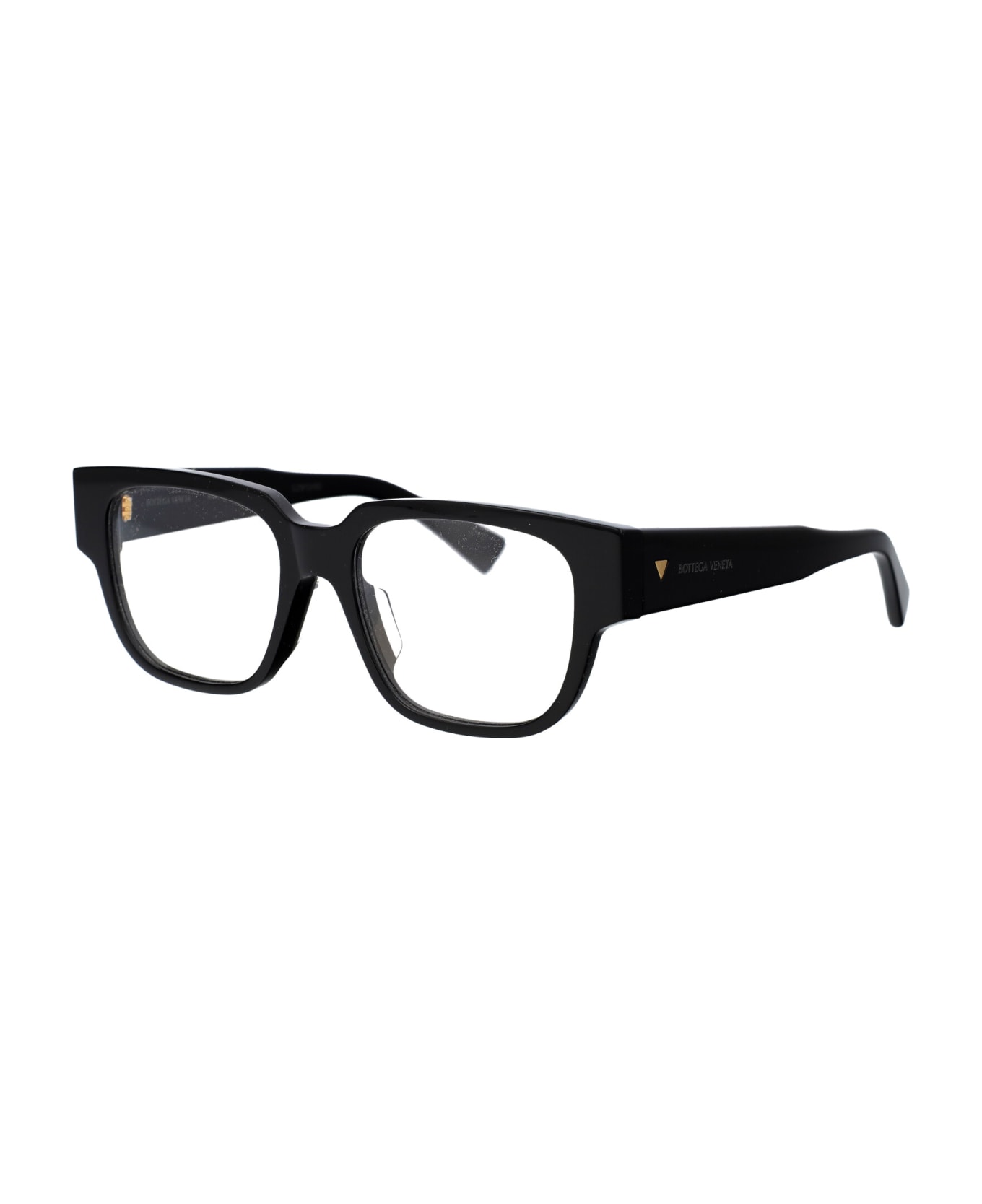 Bottega Veneta Eyewear Bv1289o Glasses - 001 BLACK BLACK TRANSPARENT