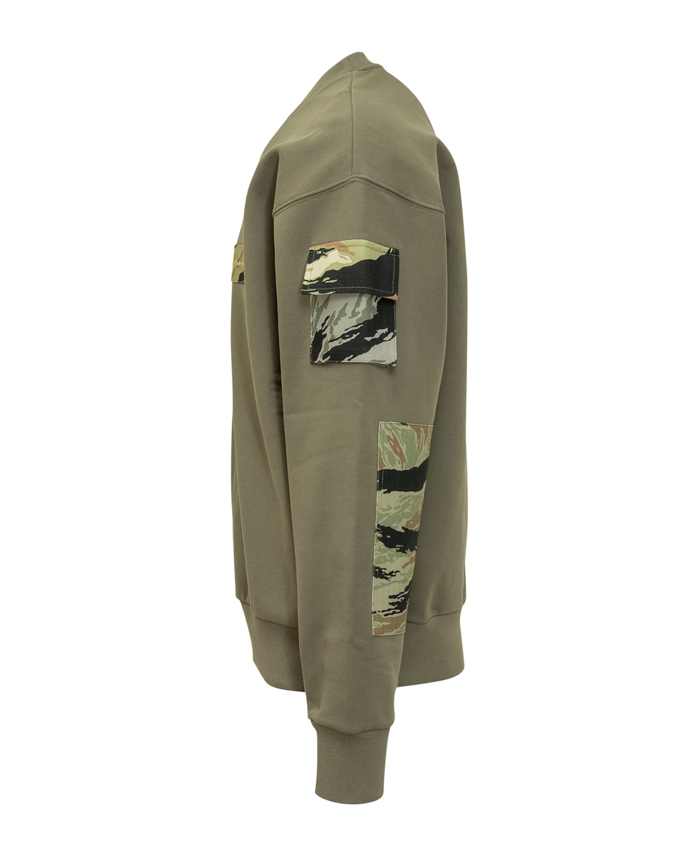 Givenchy Sweatshirt With Logo - Kaki