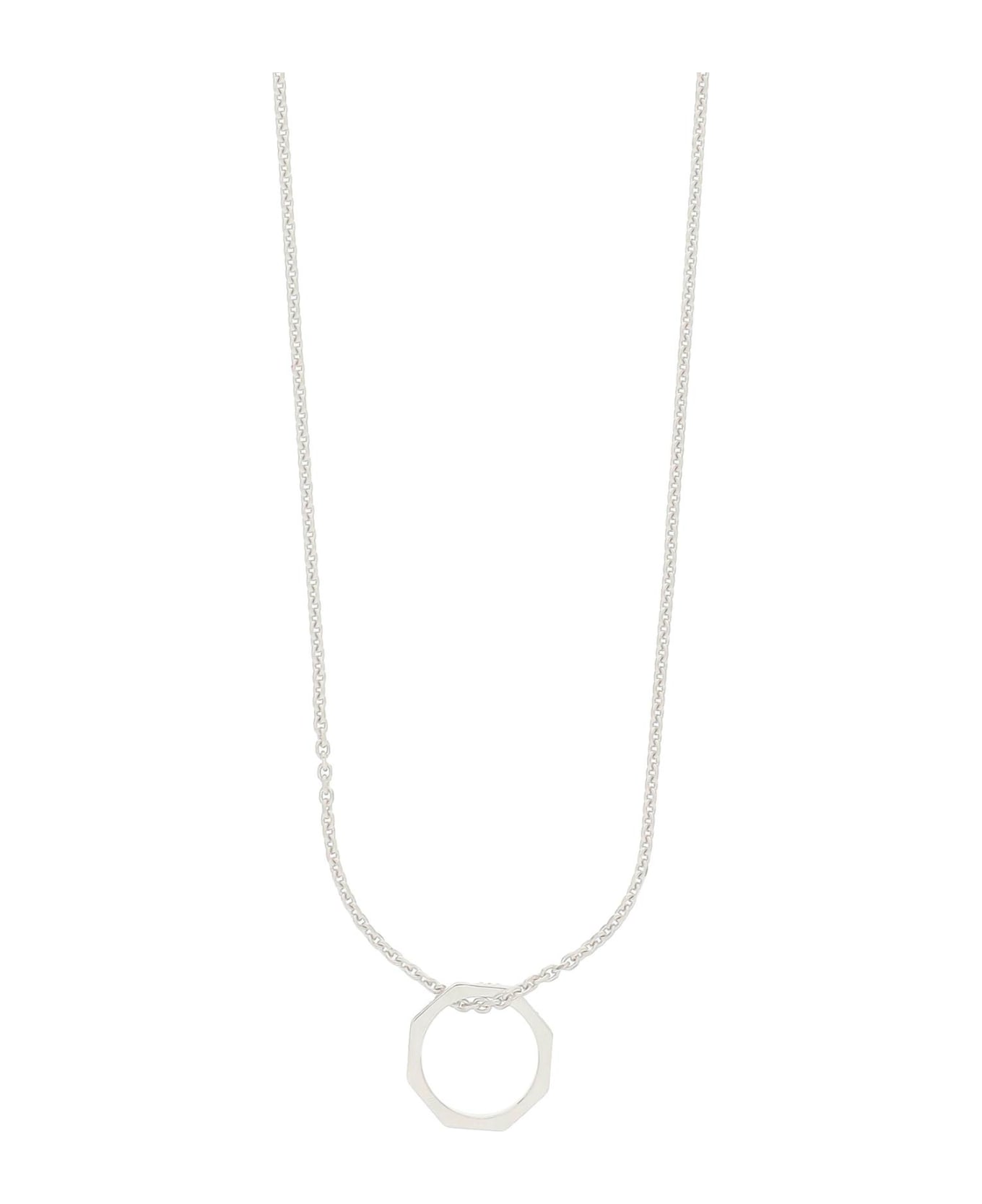 EÉRA 'oh' Necklace With Sunglasses Holder - SILVER (Silver)