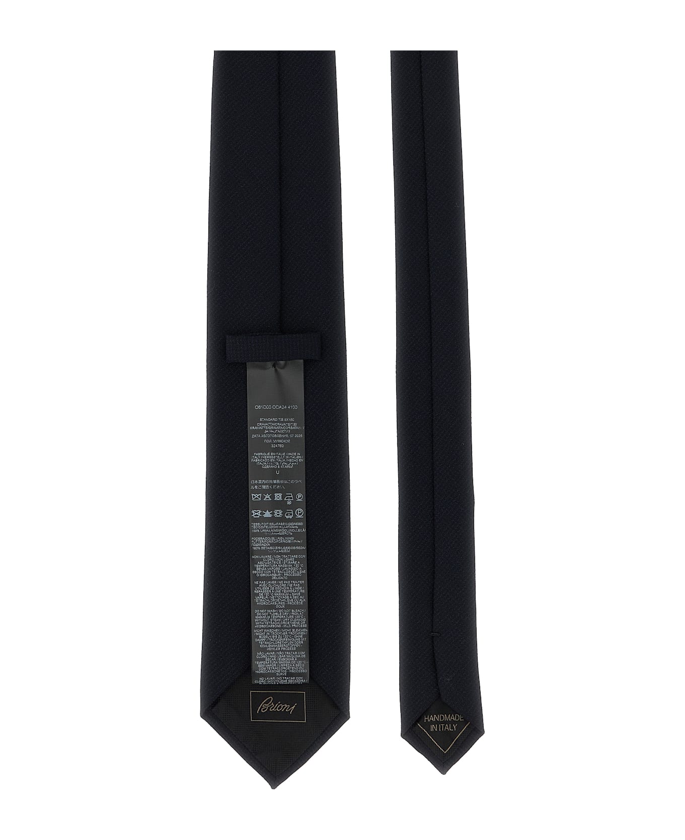 Brioni Wool Tie - Blue