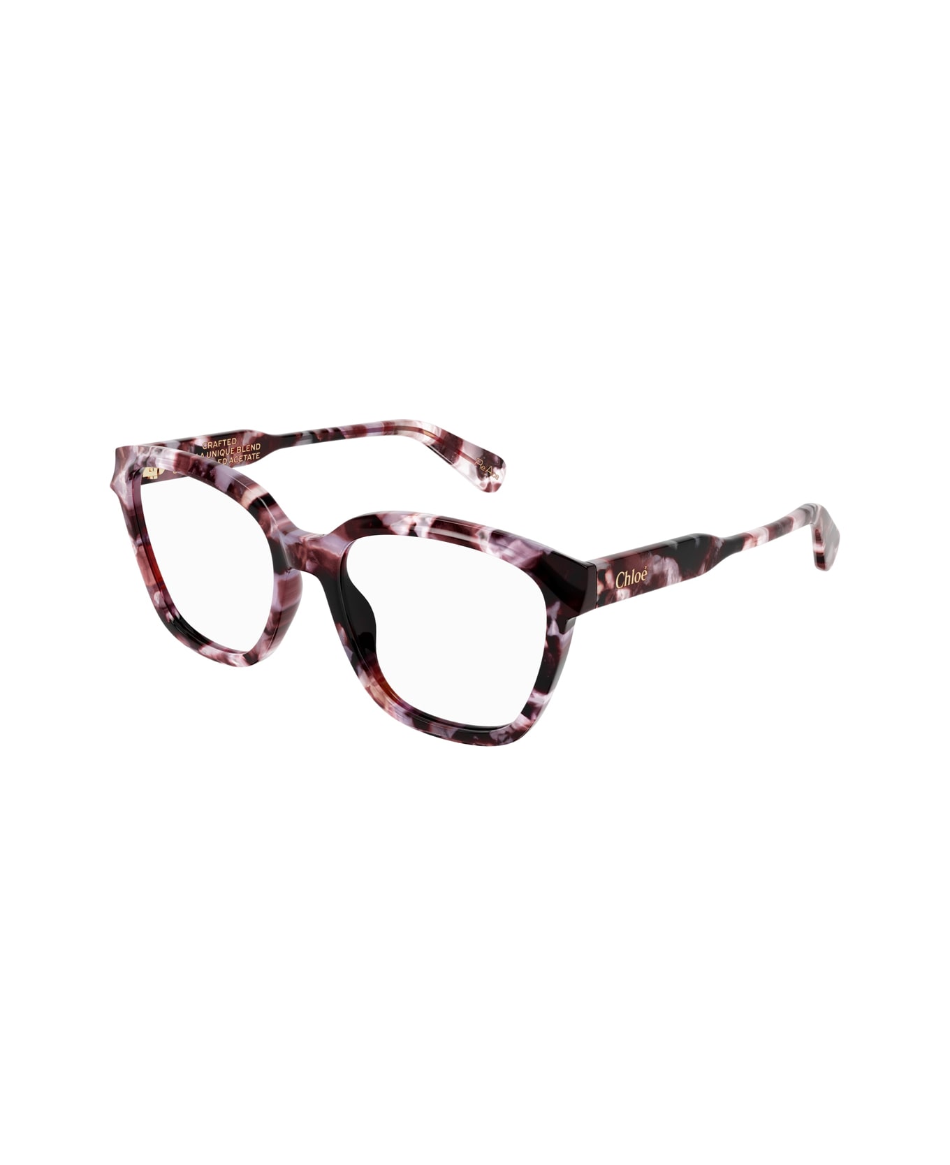 Chloé Ch0265o Linea Gayia 005 Red Transparent Glasses - Multicolore