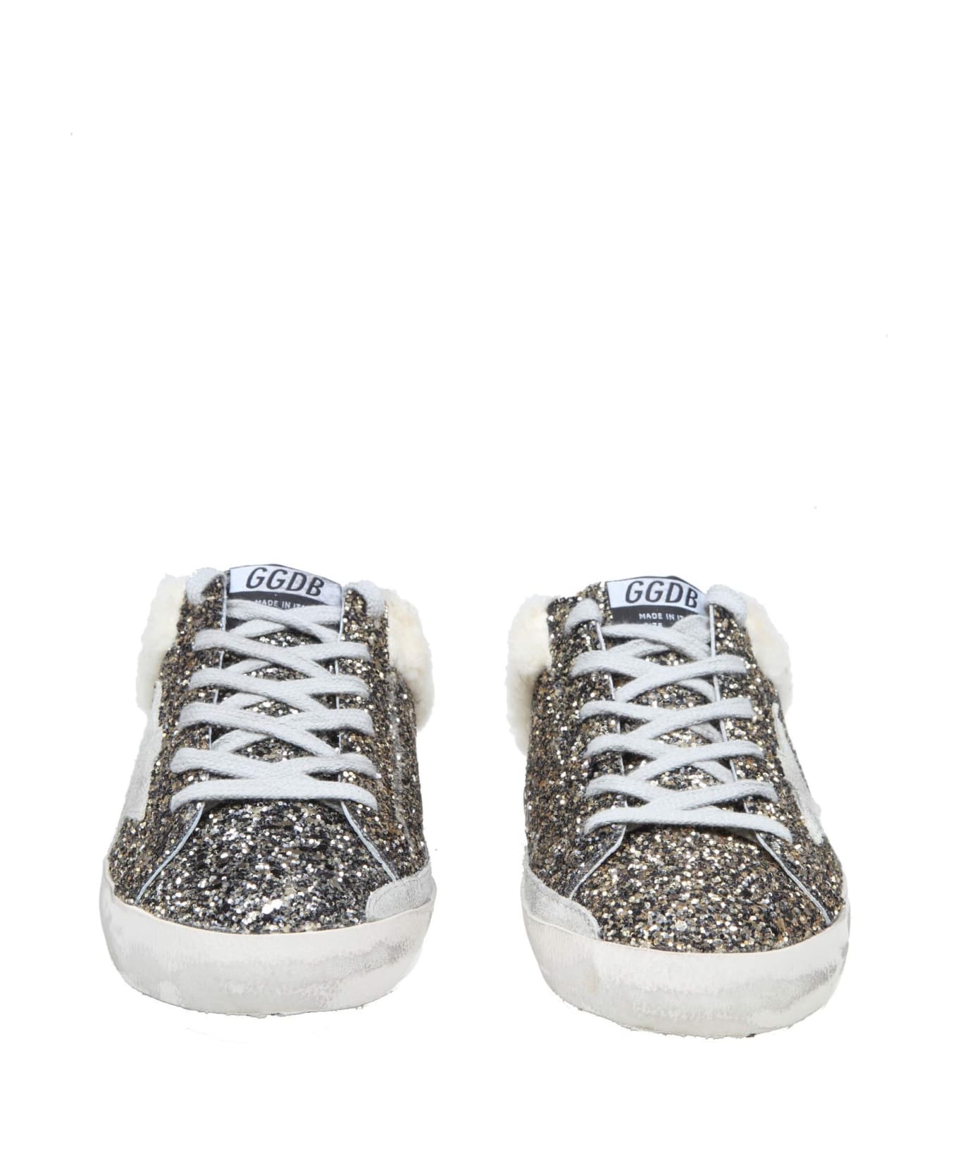 Golden Goose Super-star Sabot Sneakers - Black/Gold/Beige/Ice